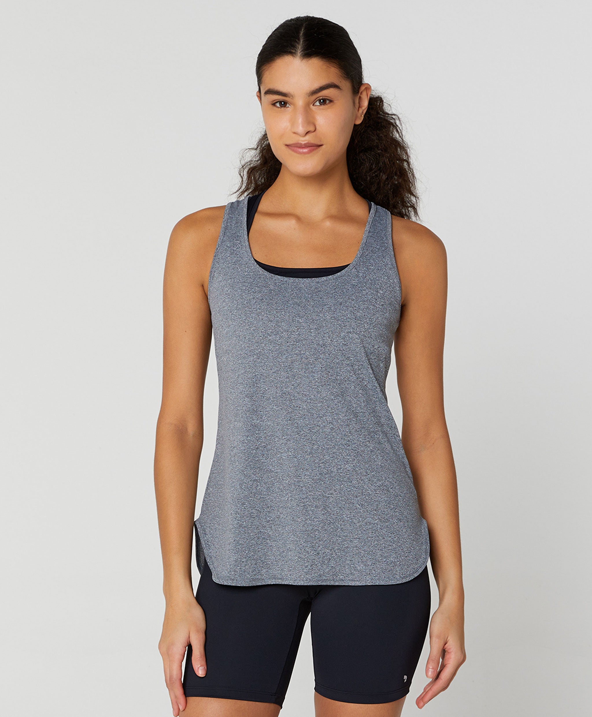 Eterna Round Neck Long Sleeve Tank Top