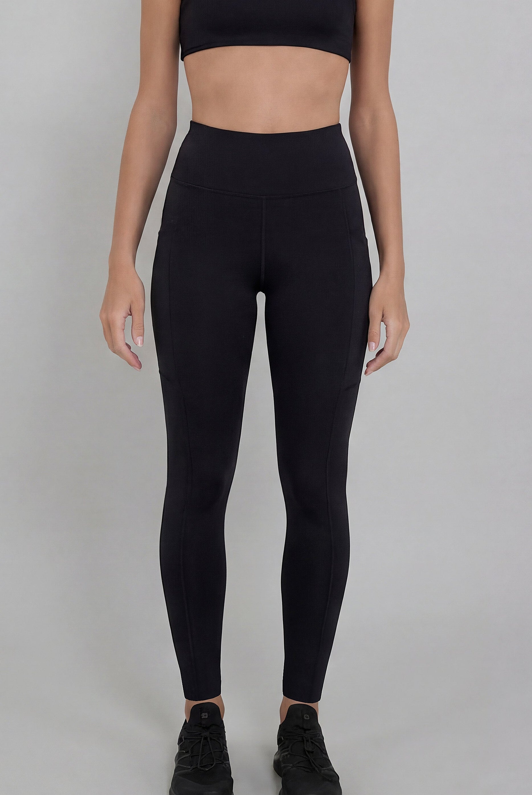 Legging 2 Bolsos Cós Alto Compressor
