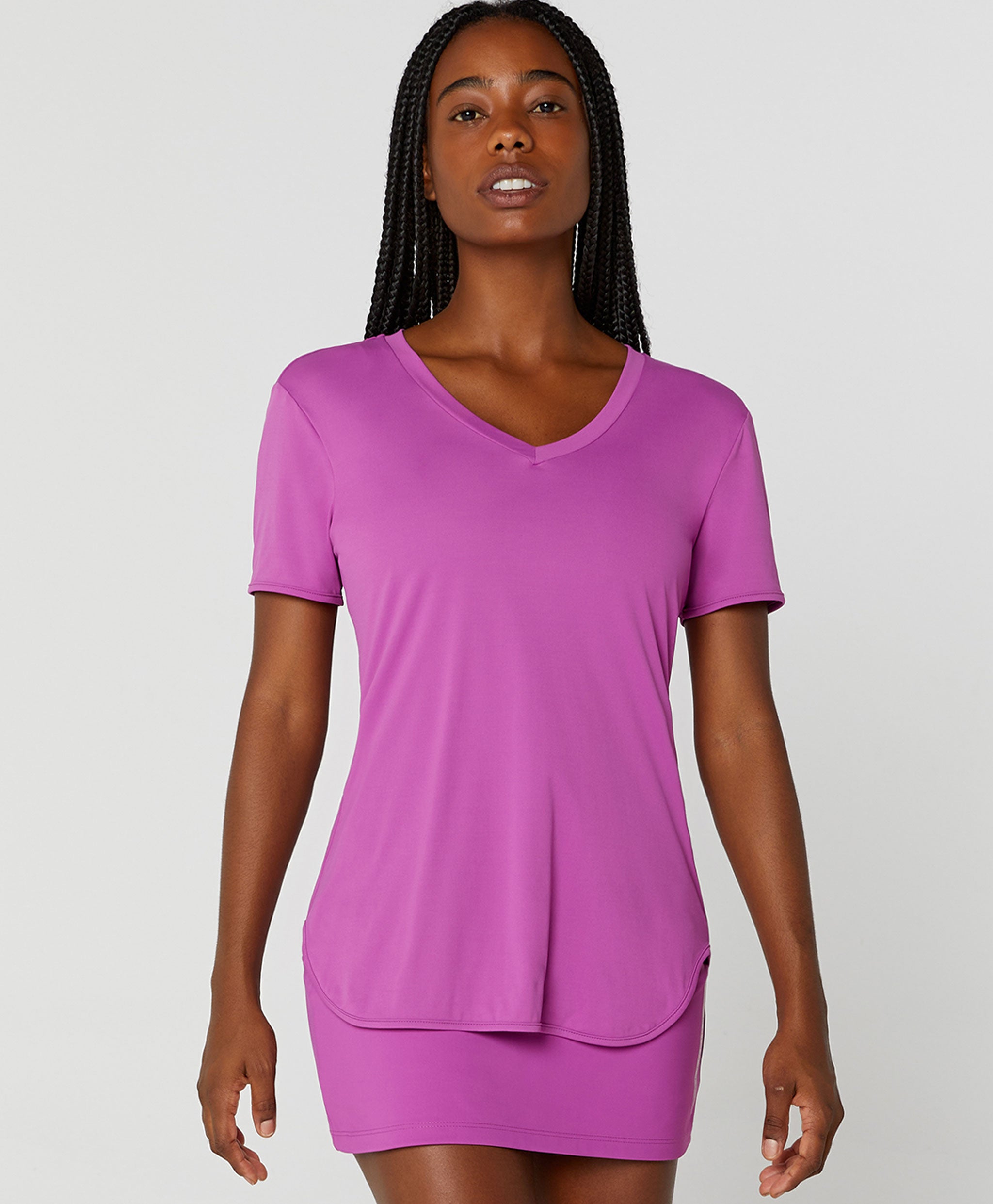 Eterna Elongated V-Neck T-Shirt