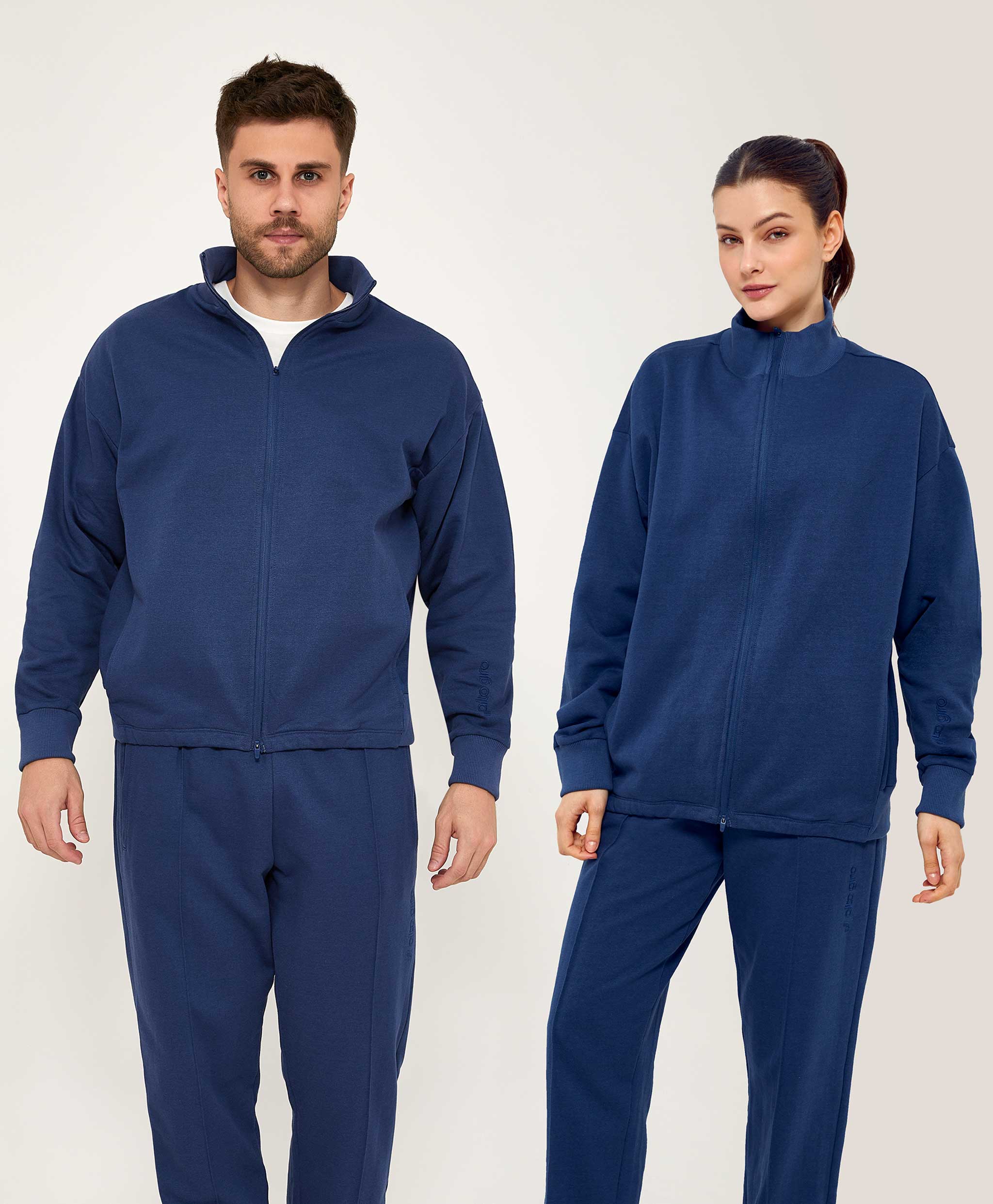 Zip-up Sweatshirt Jacket