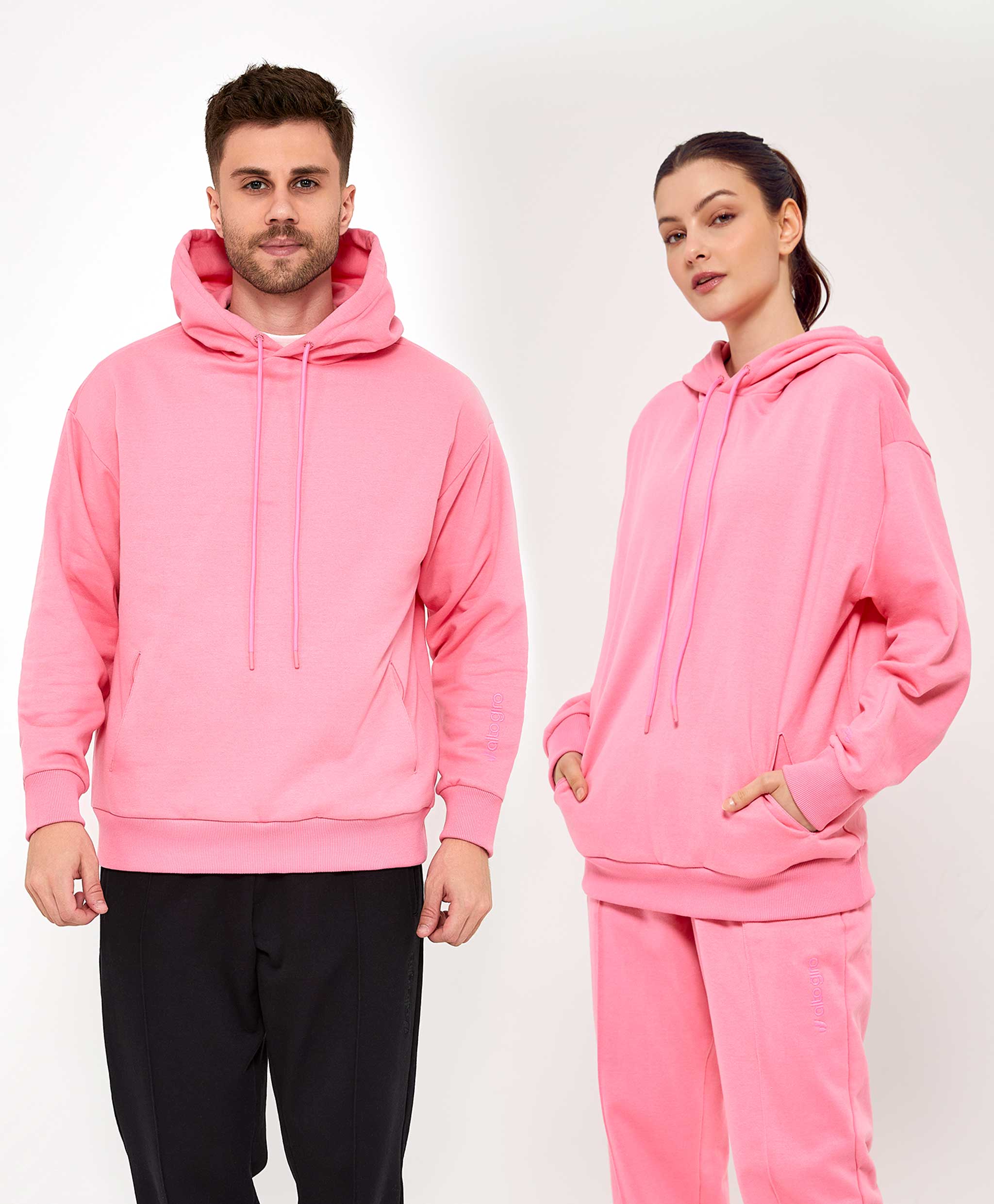Hooded Sweatshirt Coat