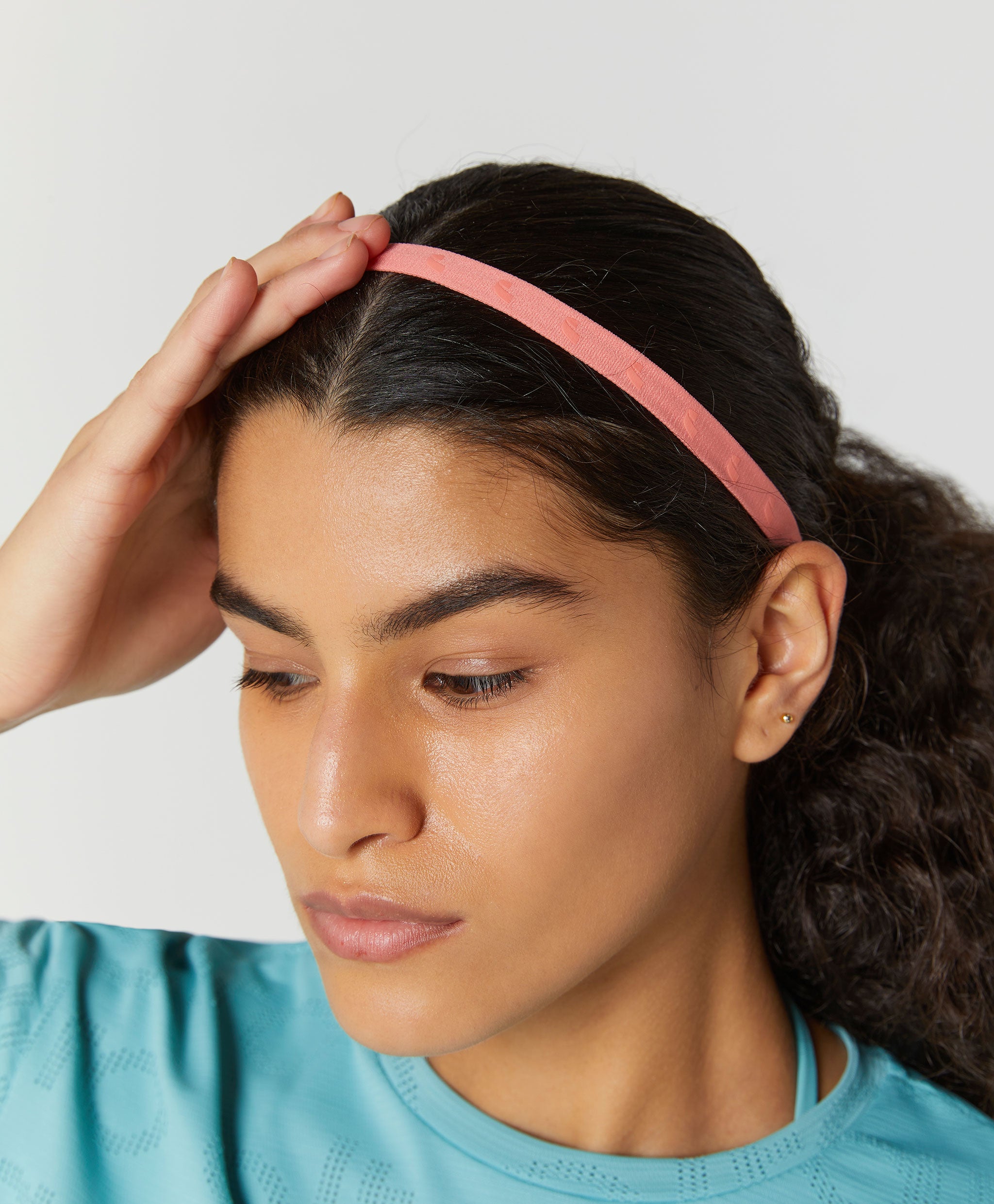 Headband 1.1 cm Embossed Symbol