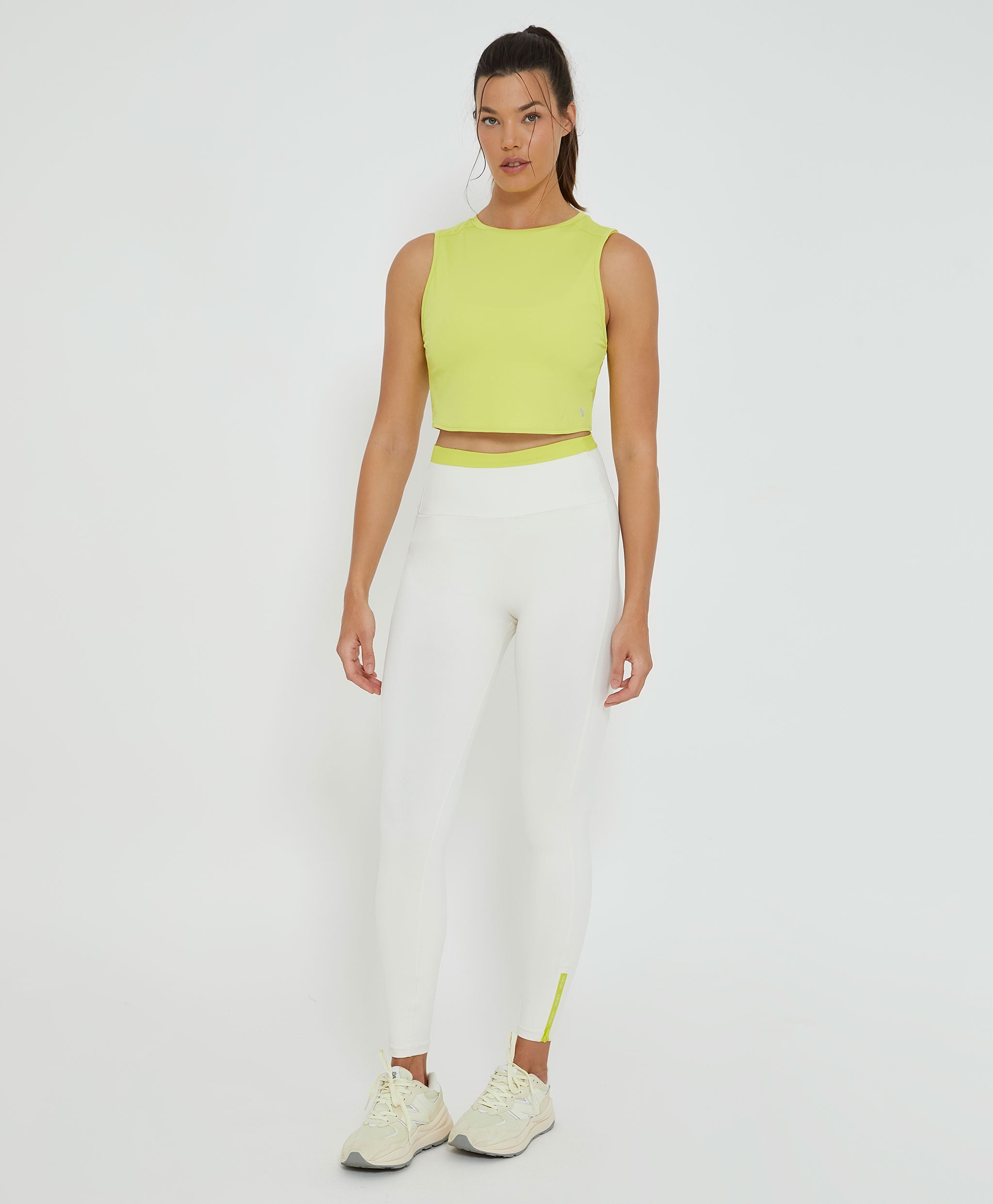 Cropped Tank Top with Open Back
