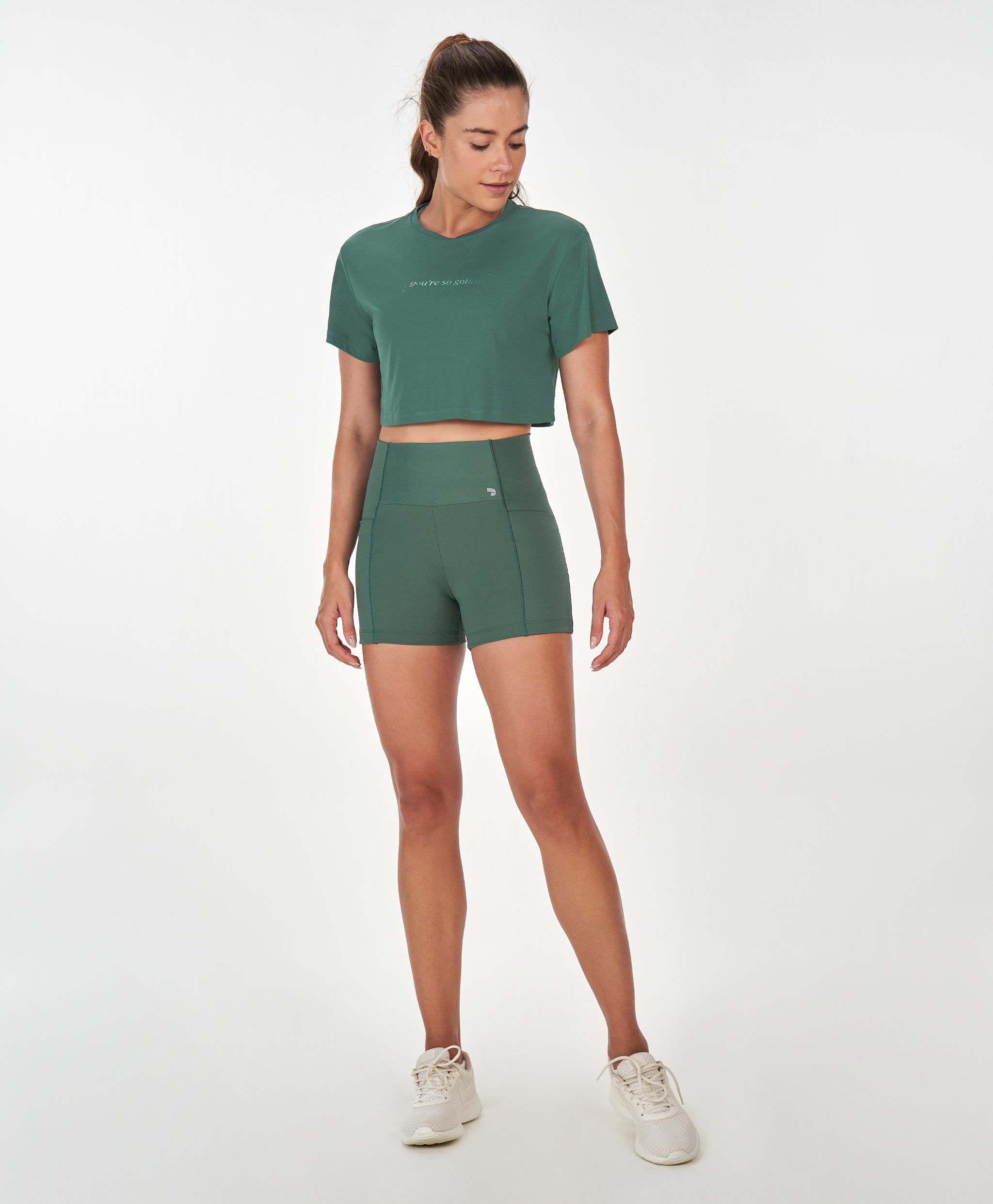 Bermuda Shorts With Pocket And Silicone Bar
