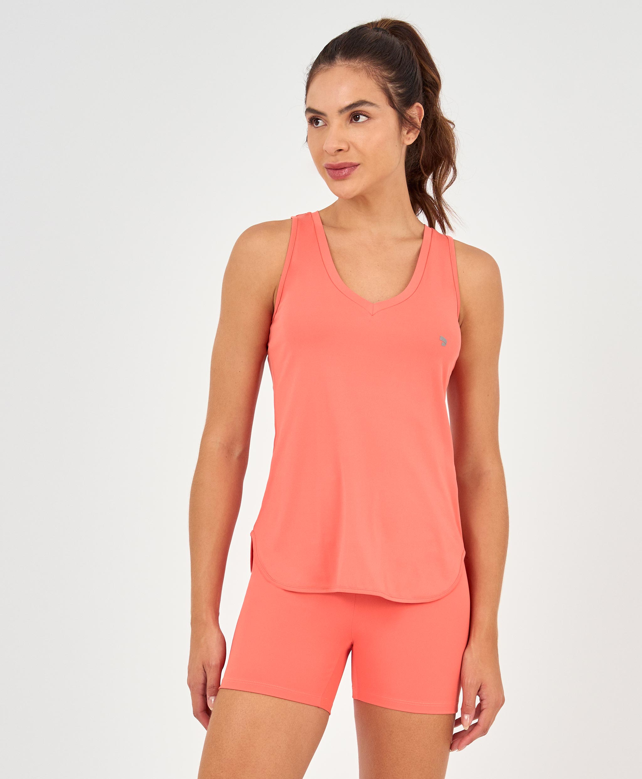 Eterna V-Neck Long Sleeve Tank Top