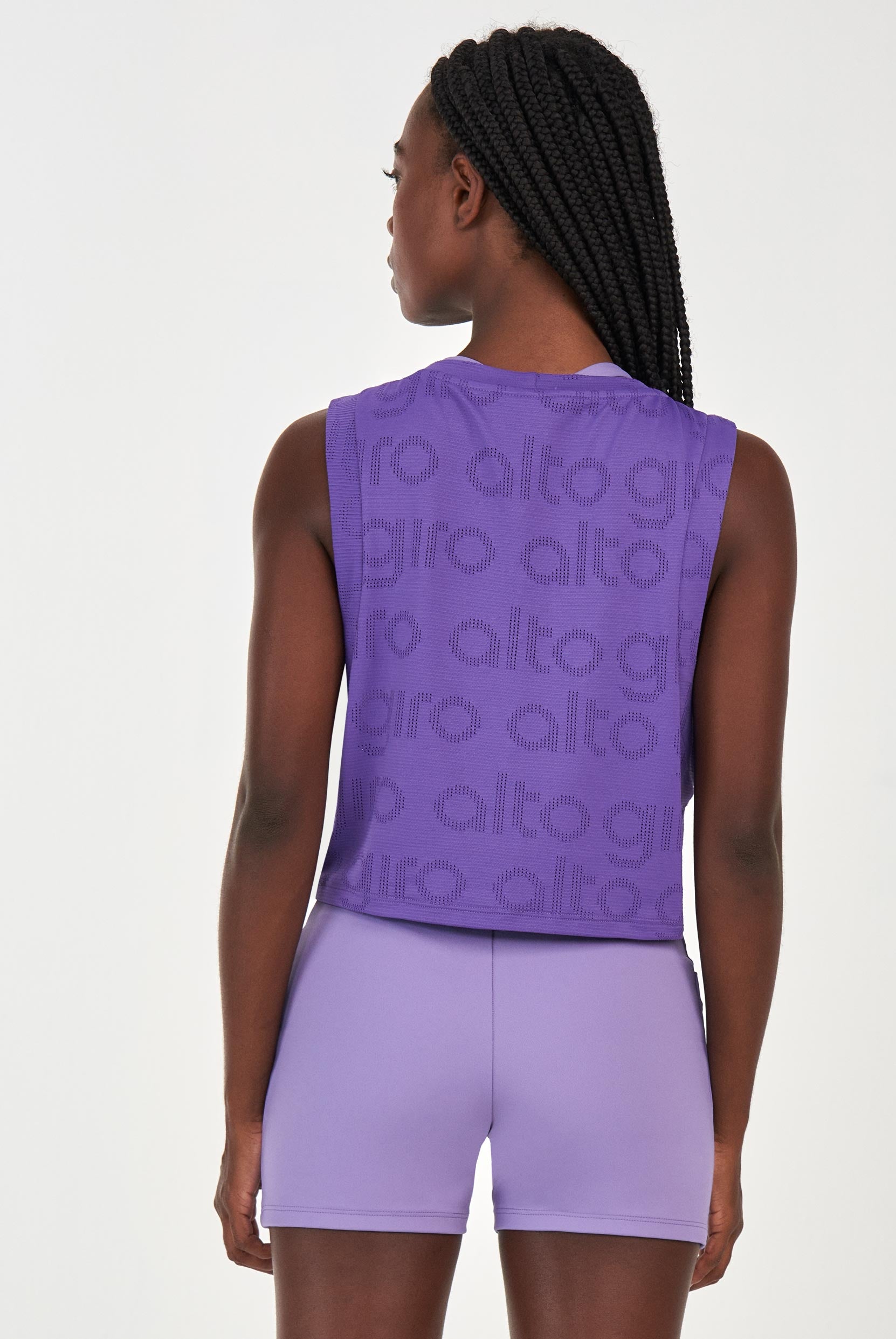 Regata Cropped Mesh Alto Giro