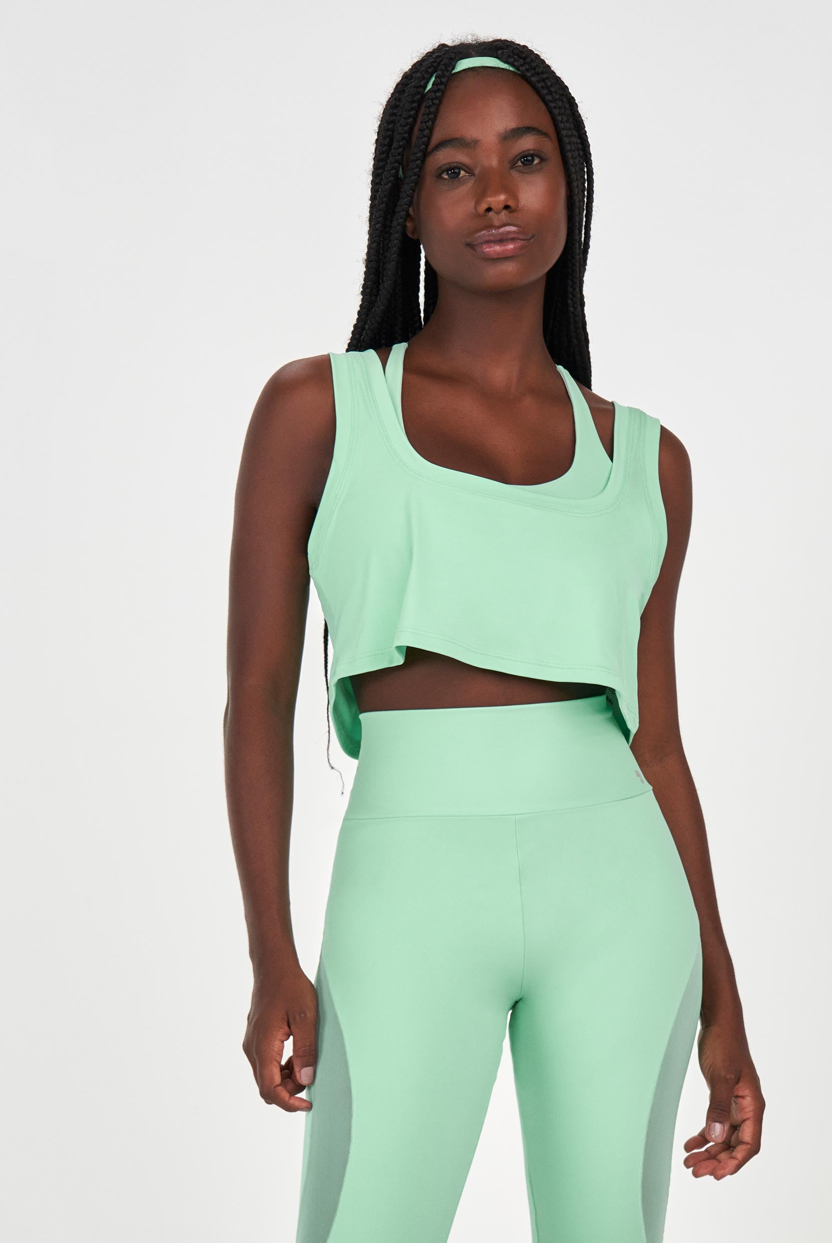 Regata Super Cropped Frente E Costas