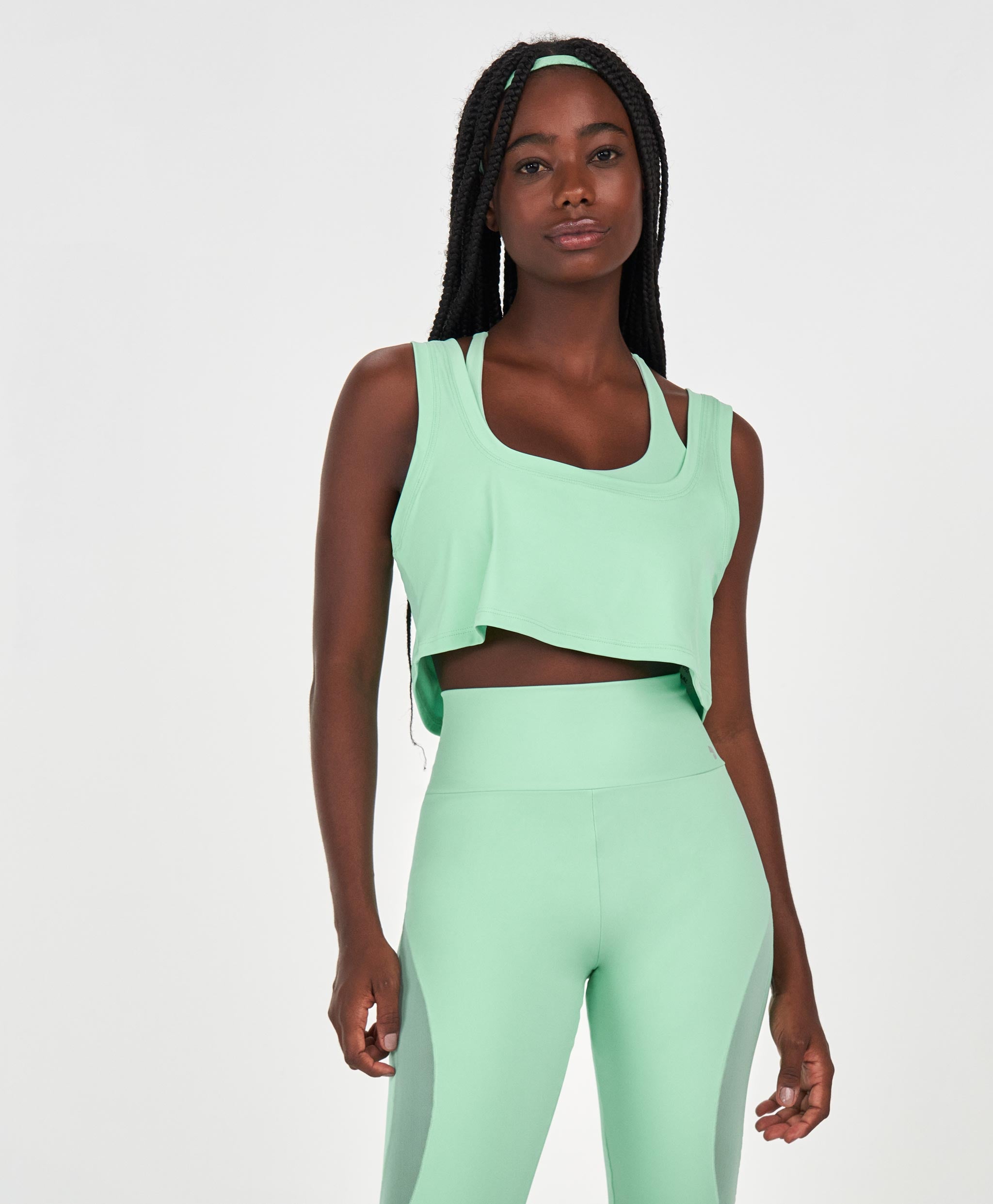 Super Cropped Front and Back Tank Top