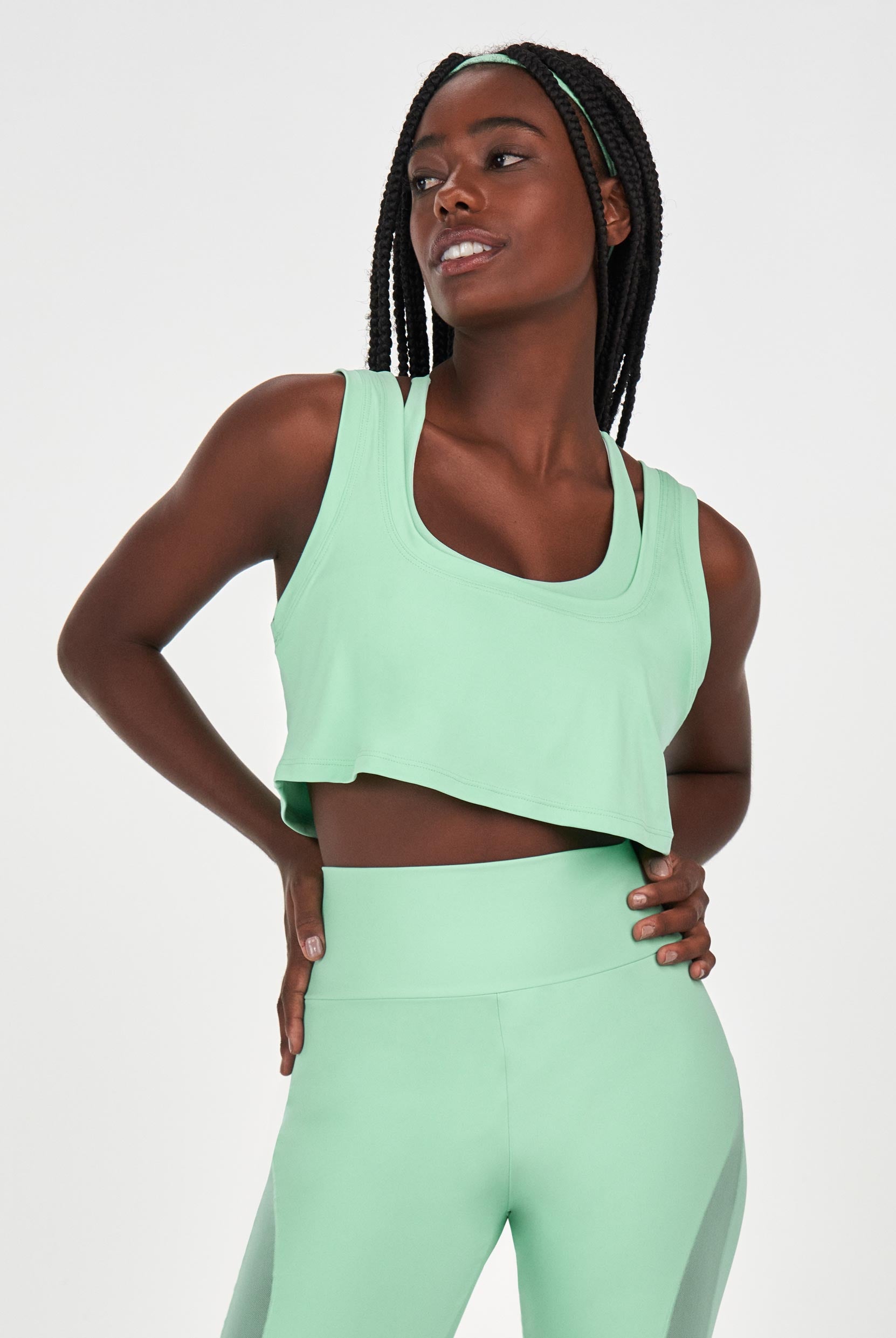 Regata Super Cropped Frente E Costas