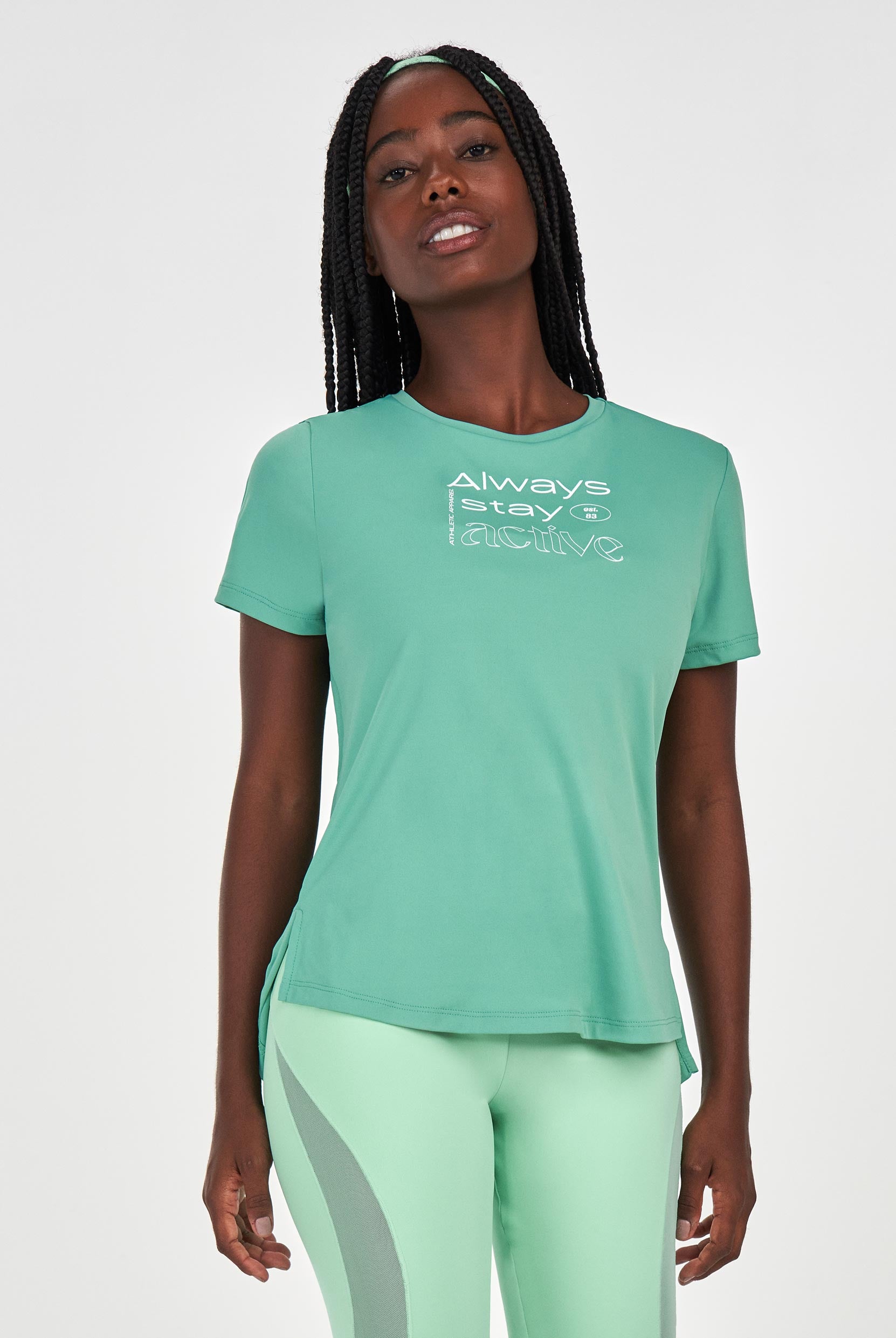 T-Shirt Estampa Stay Active
