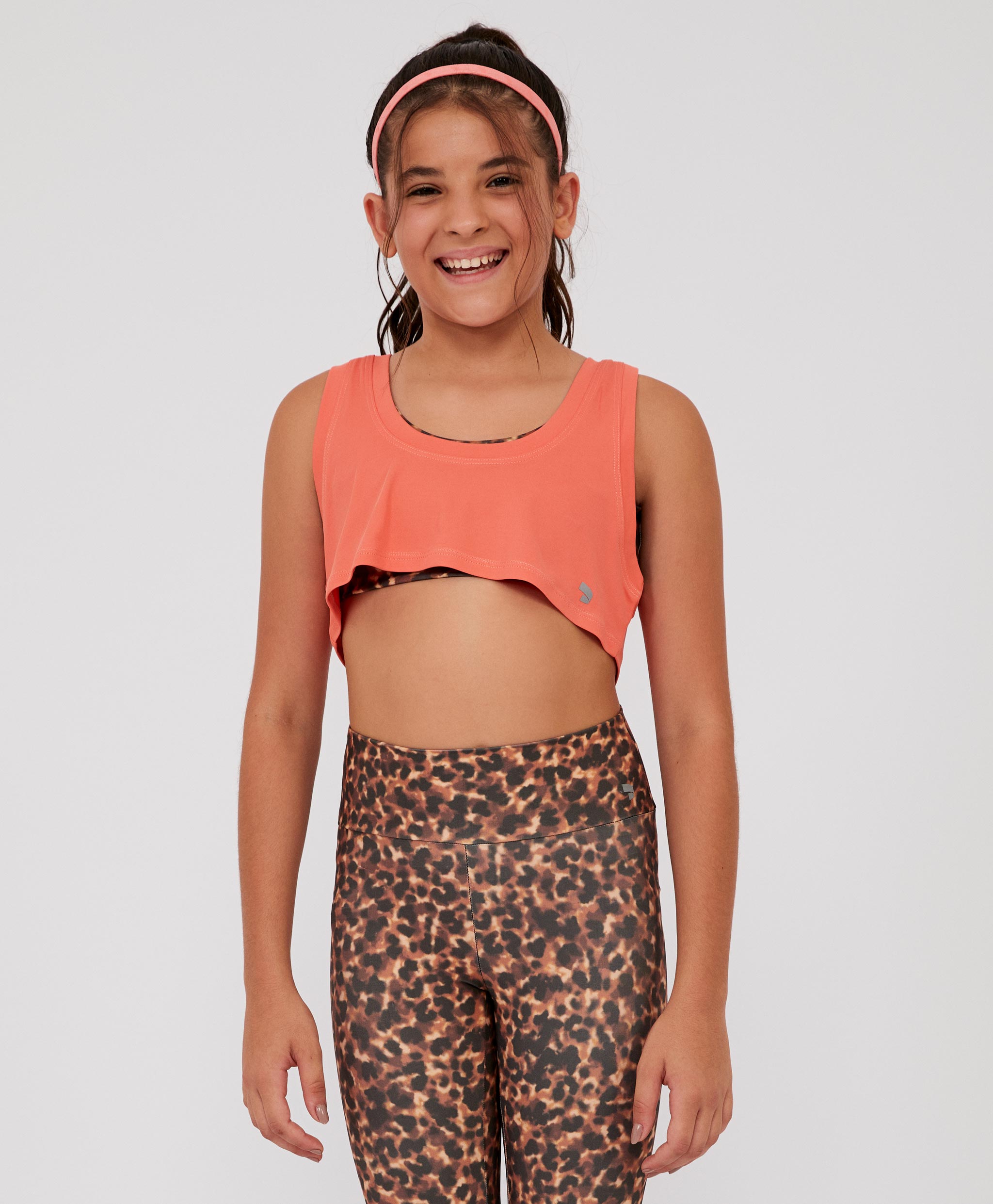 Super Cropped Front and Back Kid's Tank Top