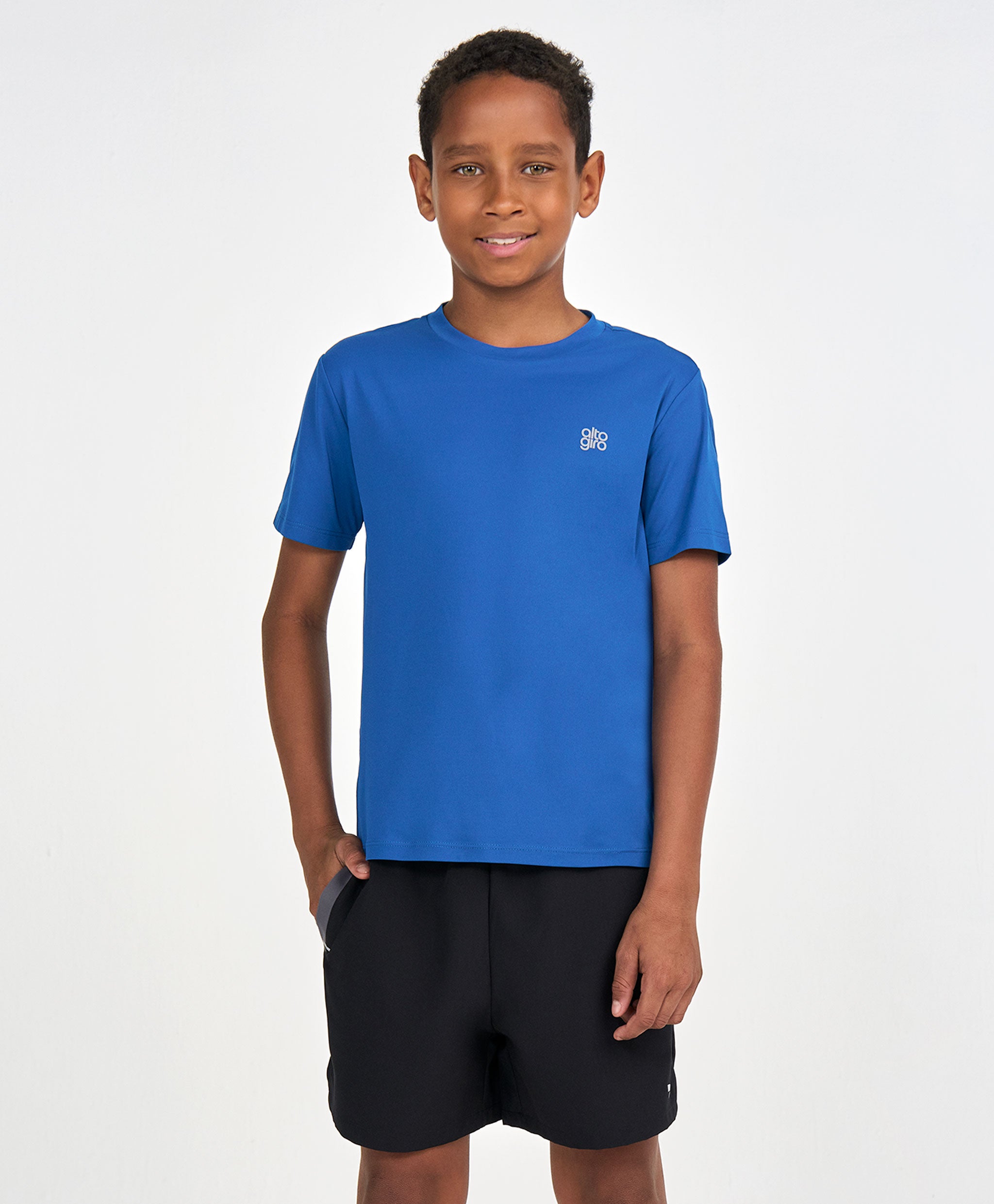 Basic T-Shirt with Reflective Marks for Kids