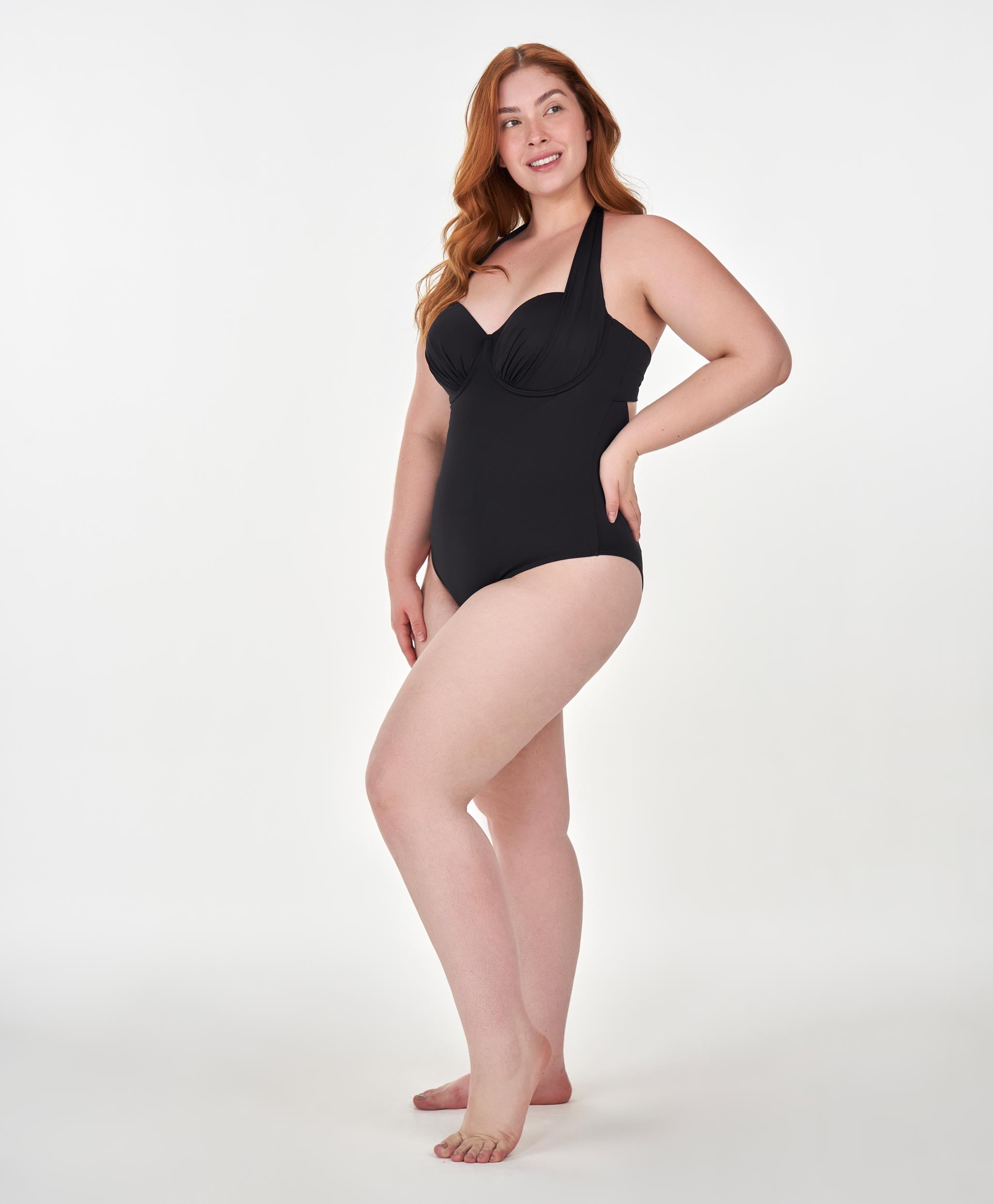 Plus Size Versatile Bust Swimsuit