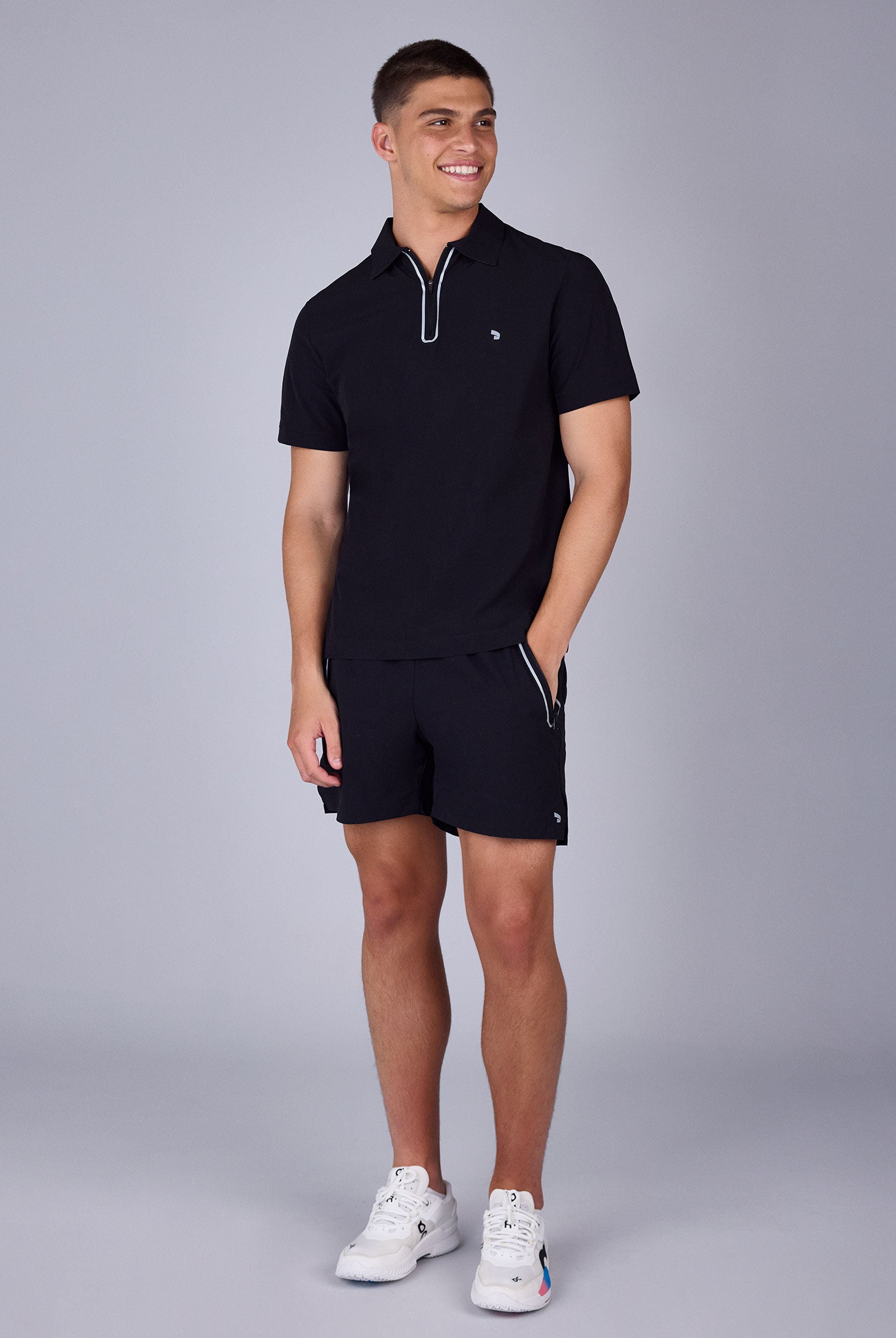 Polo Com Ziper e Refletivo