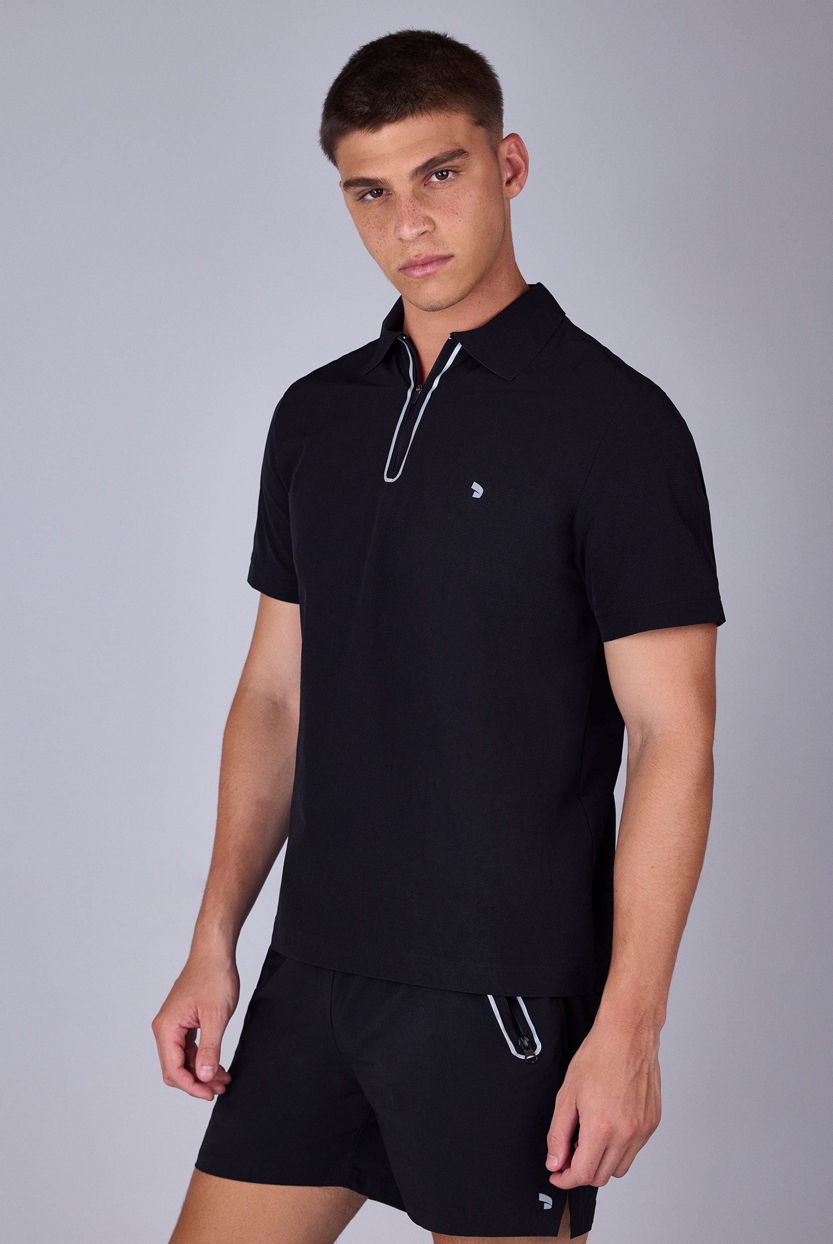 Polo Com Ziper e Refletivo