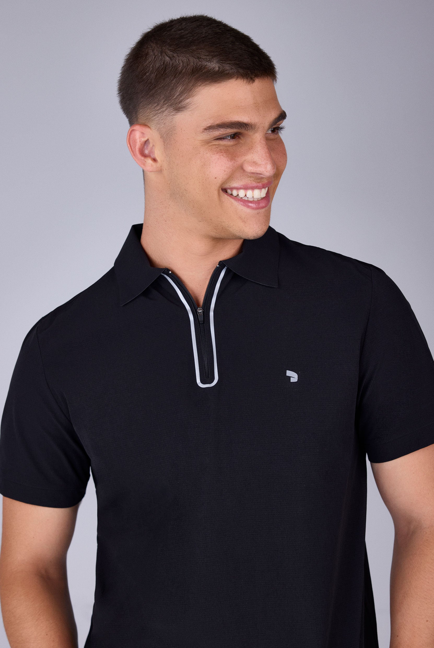 Polo Com Ziper e Refletivo