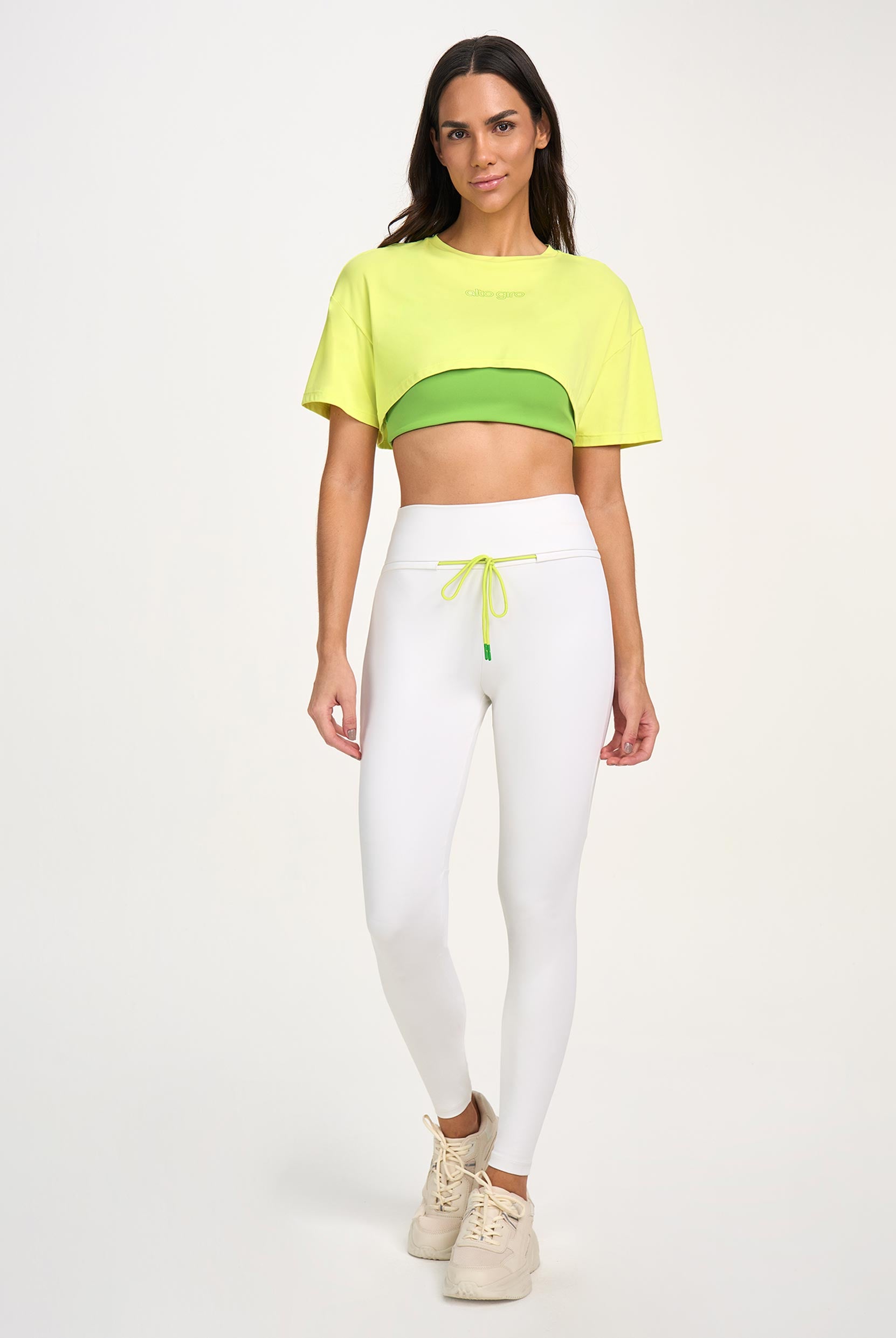 Legging Com Cordão e Bolso
