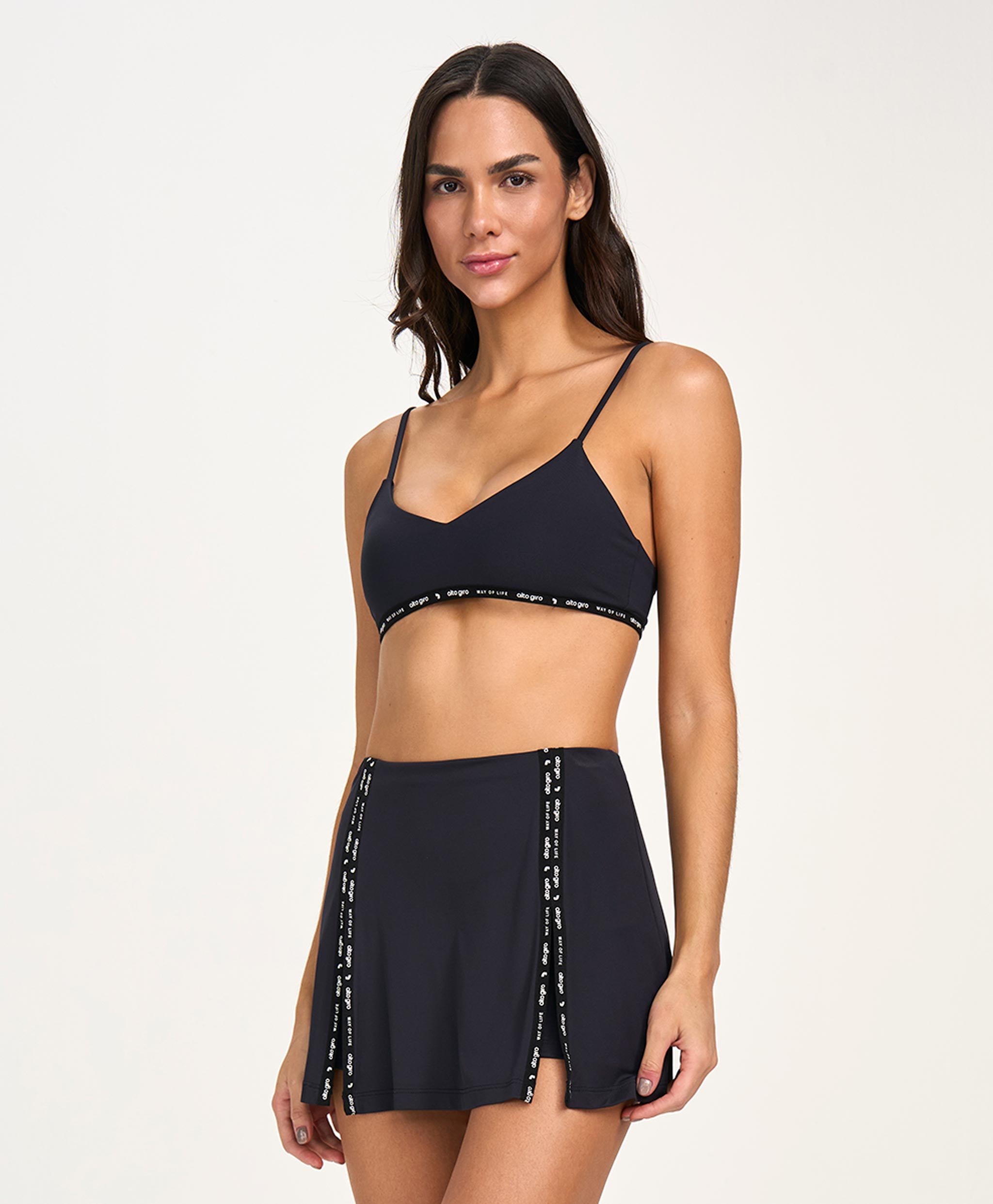 Top Alças Finas Elastico Personalizado