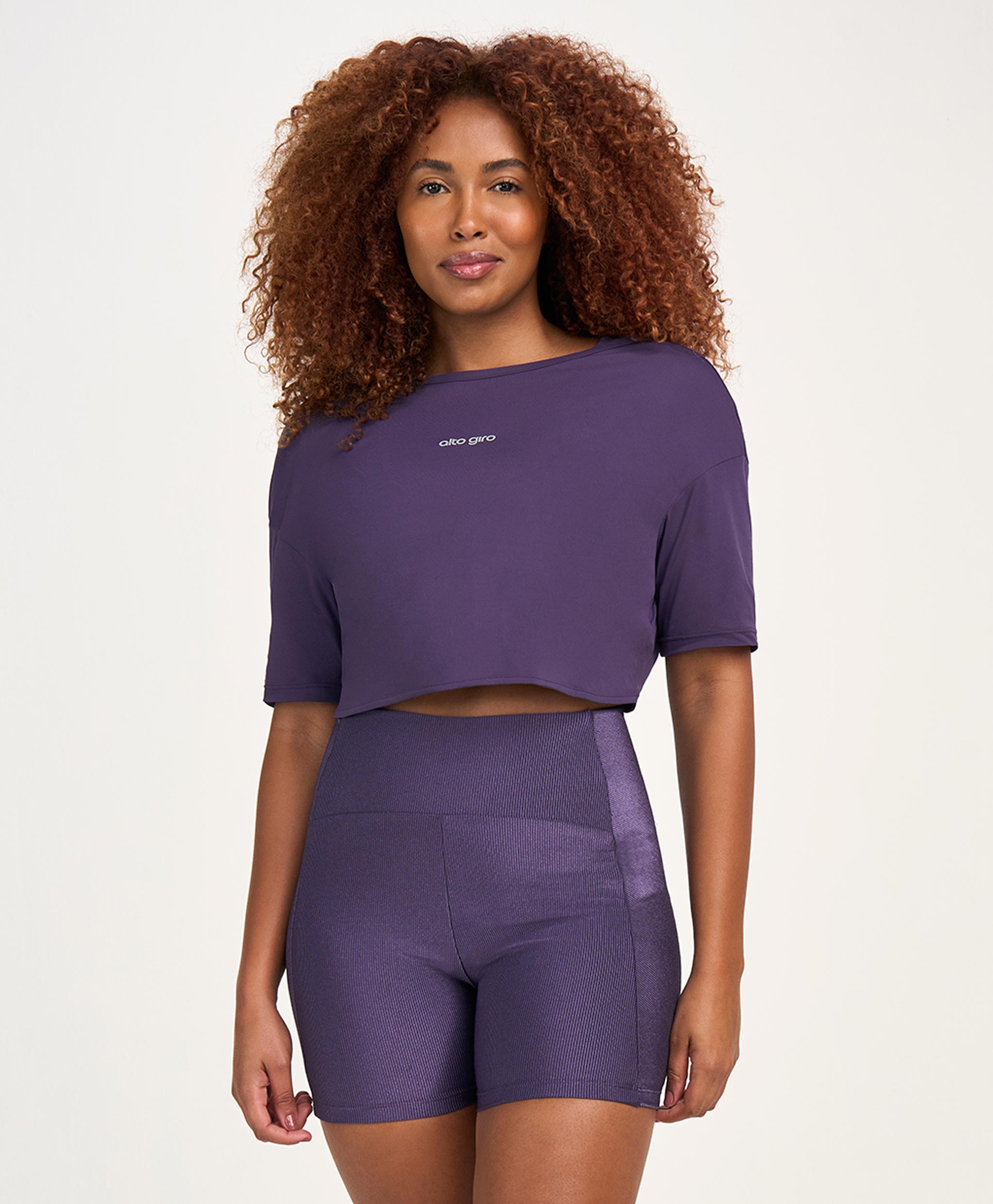 Cropped Twisted Back T-shirt