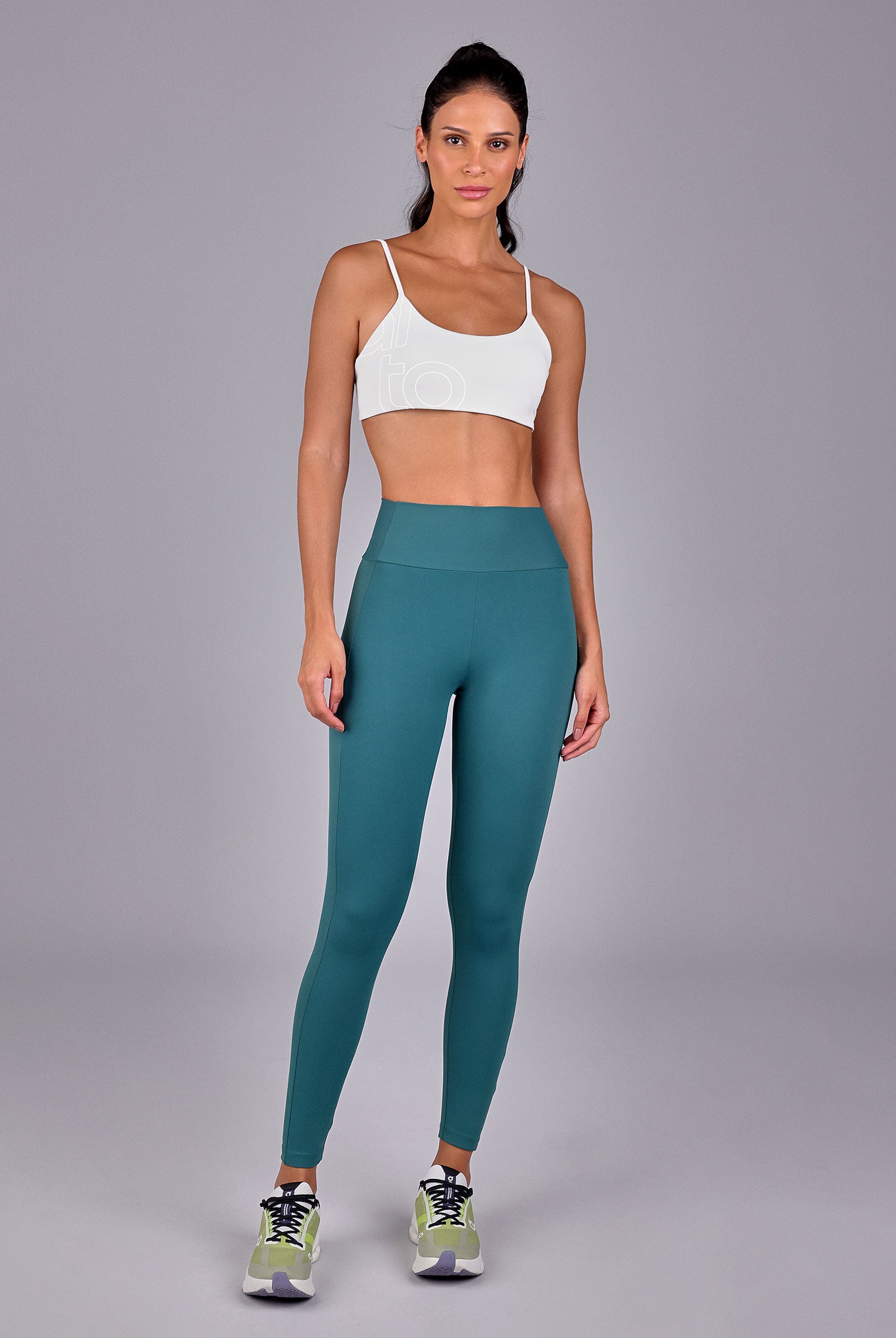 Legging Estampa E Bolso Lateral