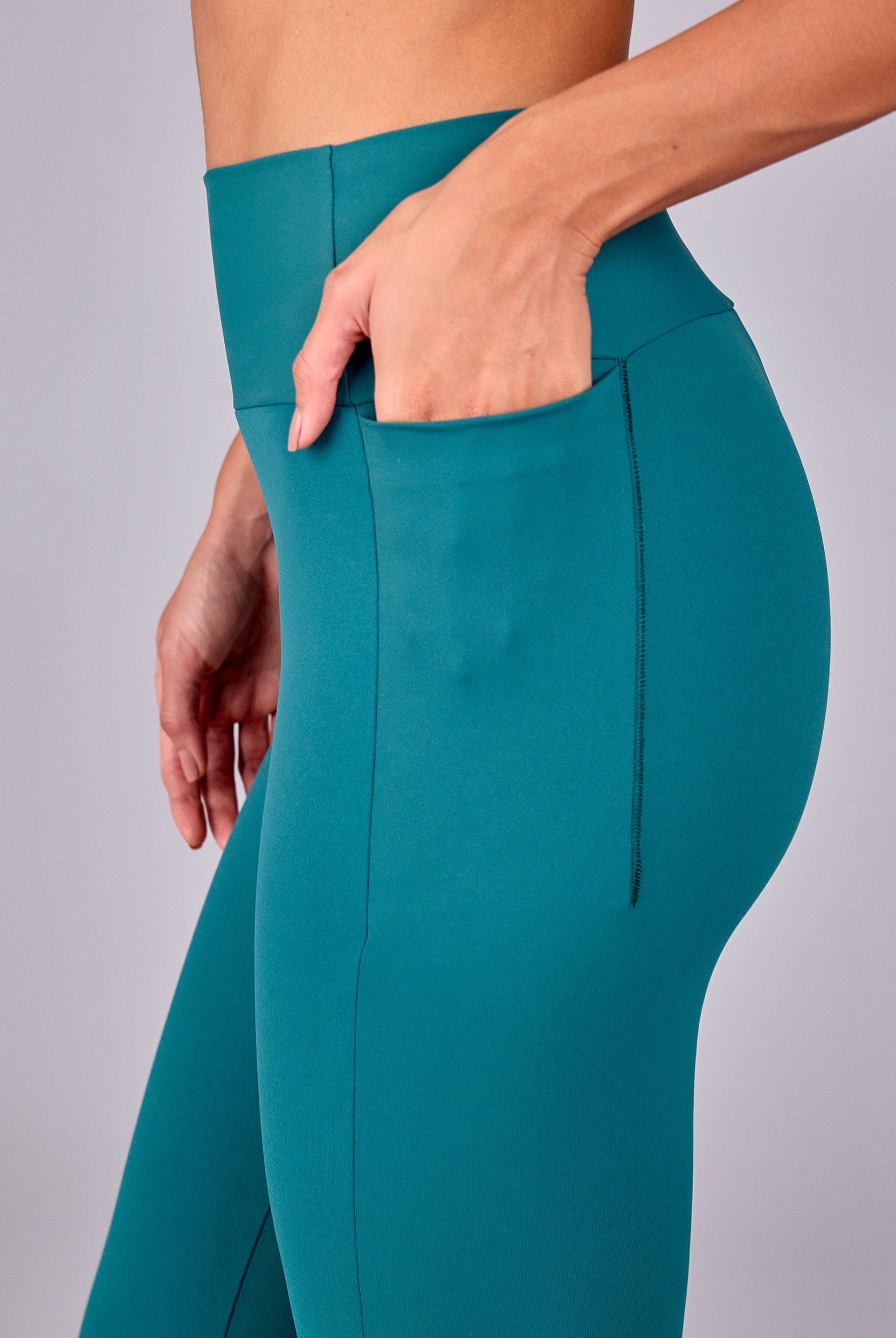 Legging Estampa E Bolso Lateral