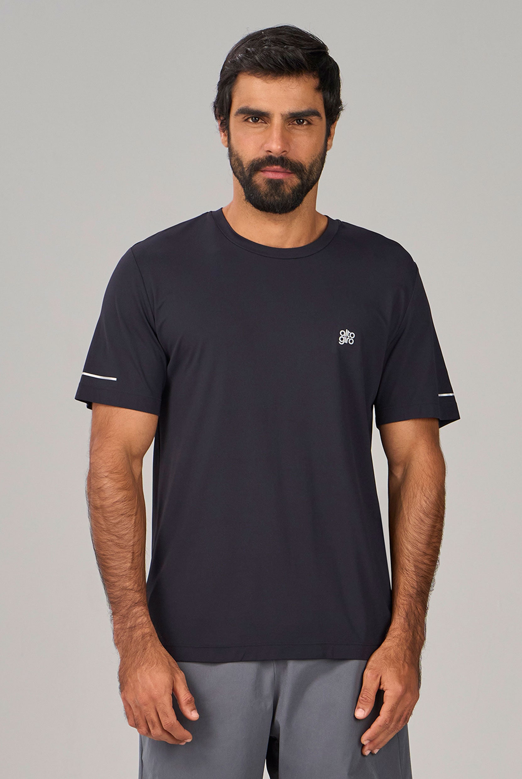 Camiseta Basic Colors Com Refletivos