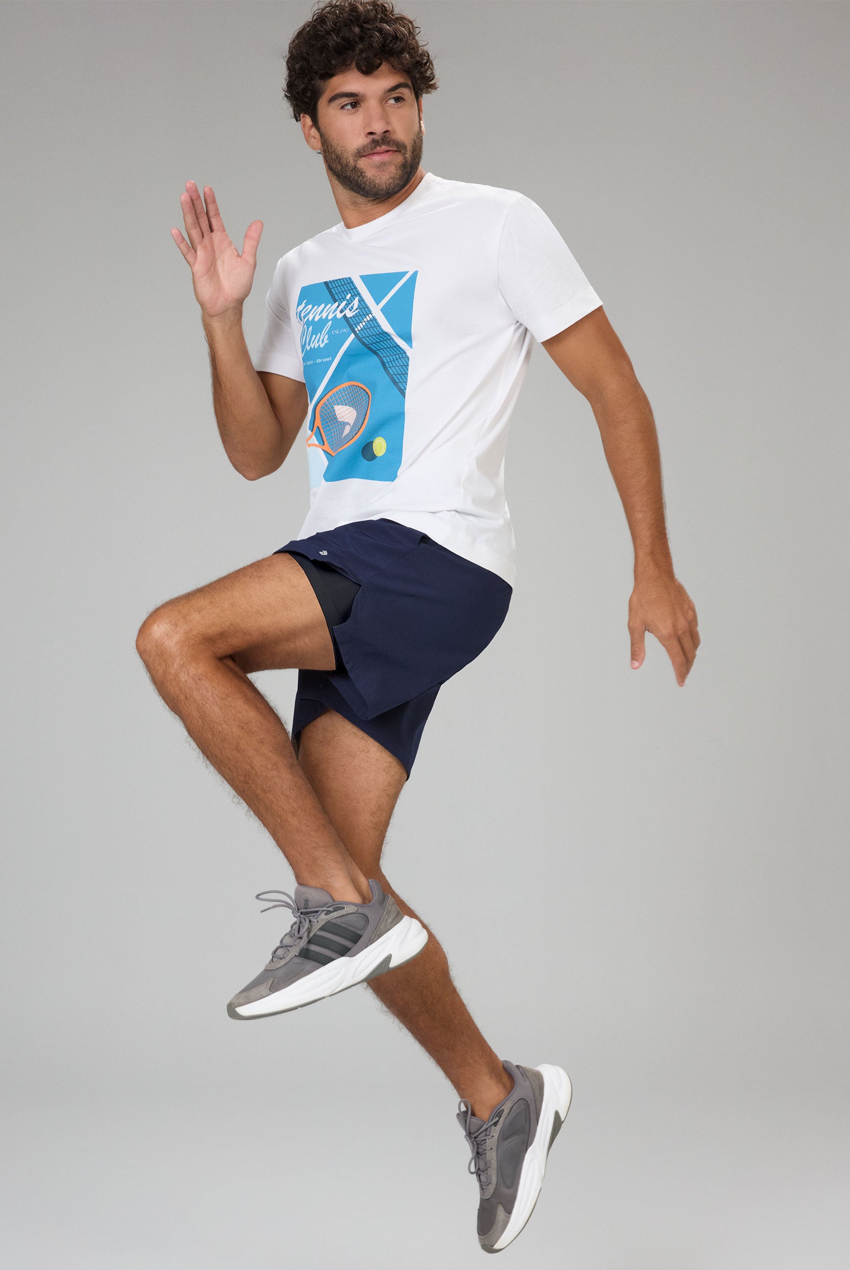 Camiseta Com Estampa Tennis Masculina