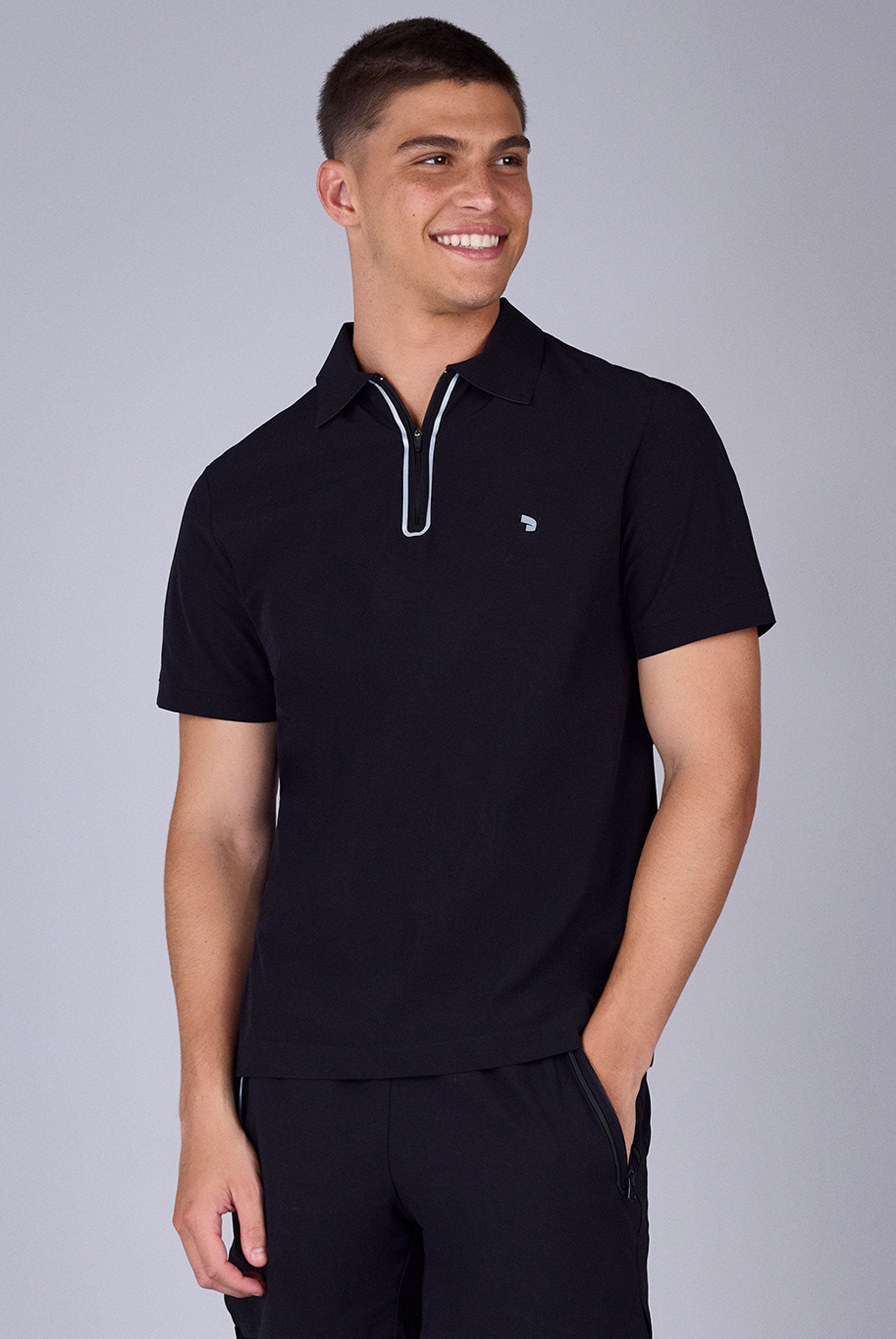 Polo Com Zíper e Refletivos