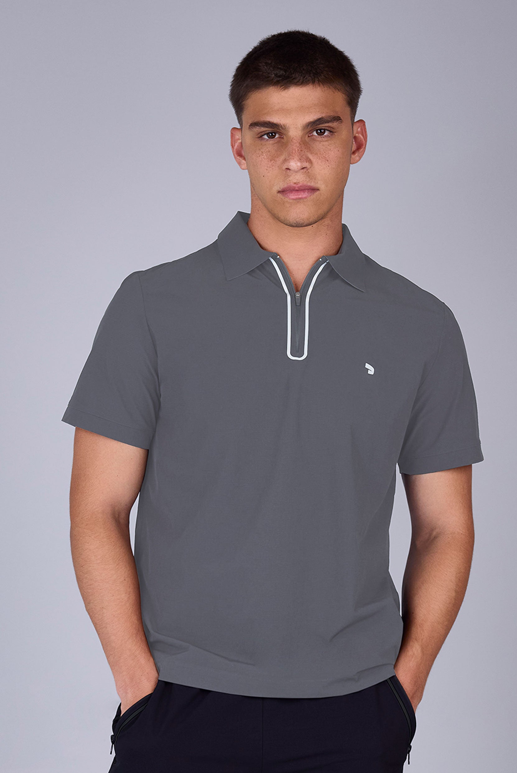 Polo Com Zíper e Refletivos