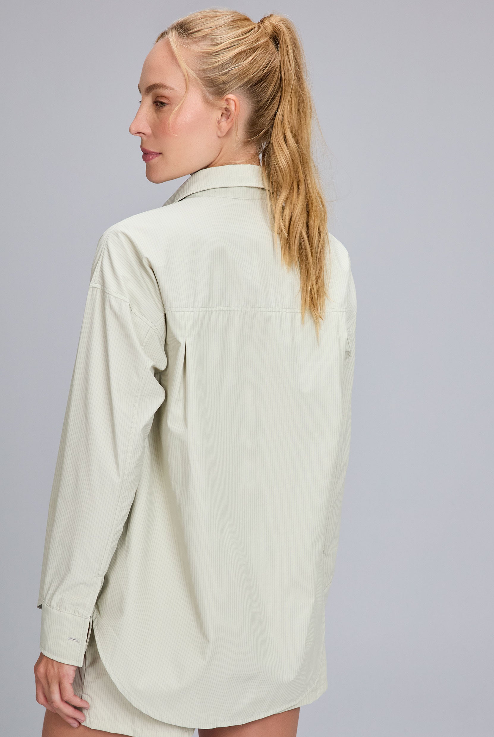 Camisa Oversized Listrada