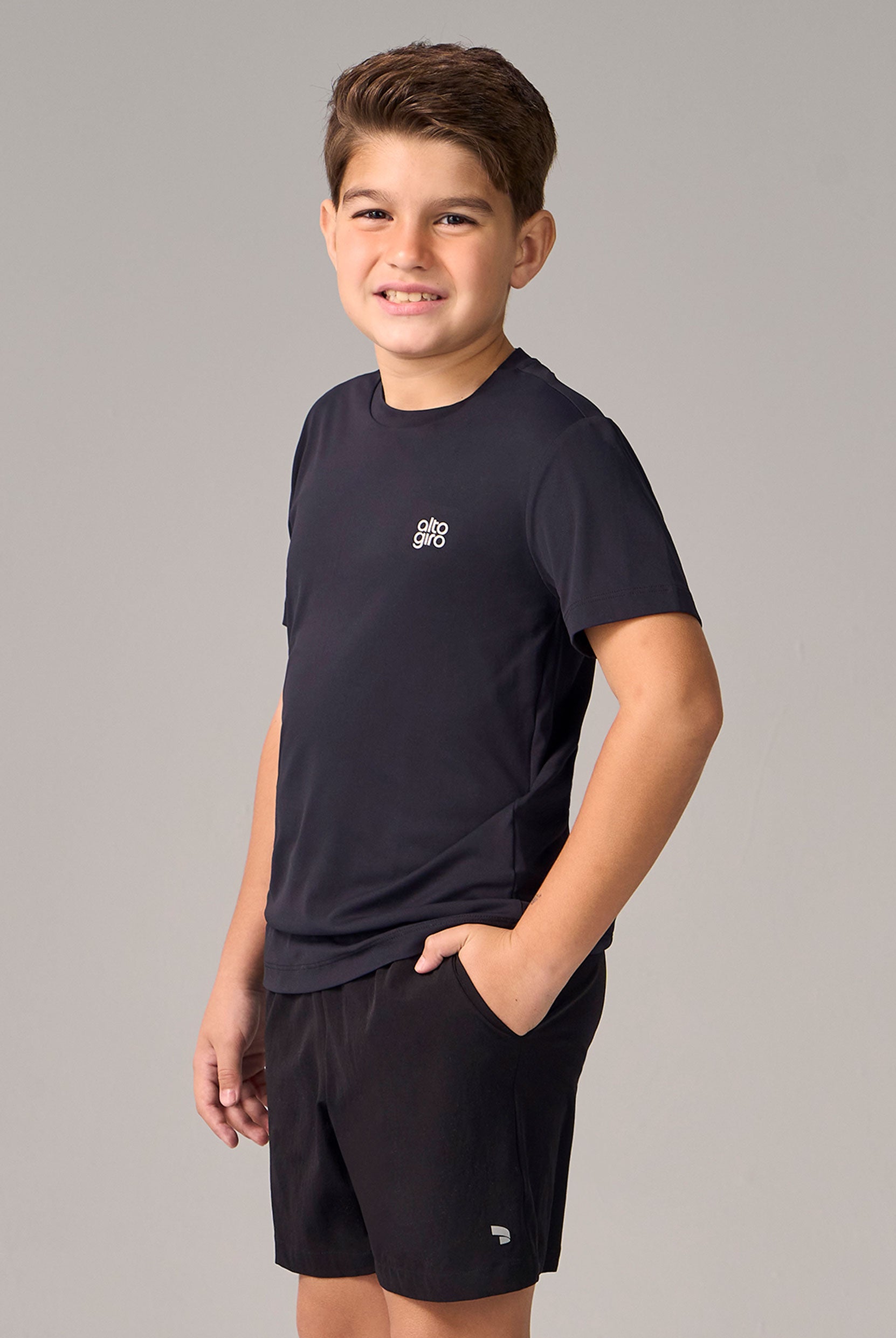 Camiseta Basic Com Refletivos Kids