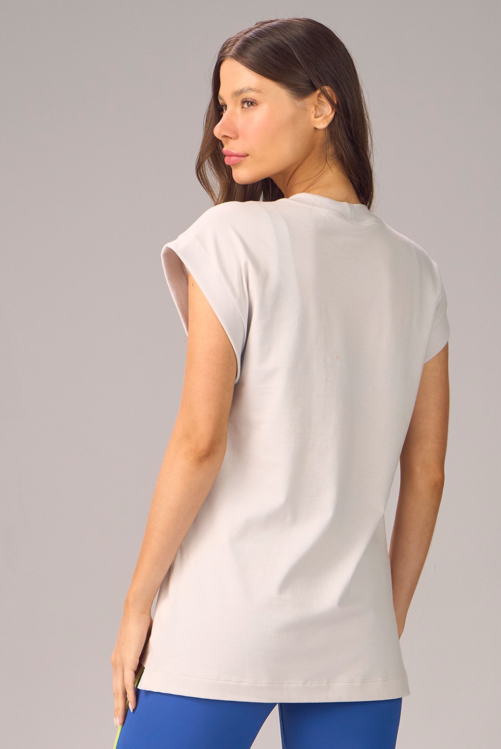 T-shirt Alongada Estampada
