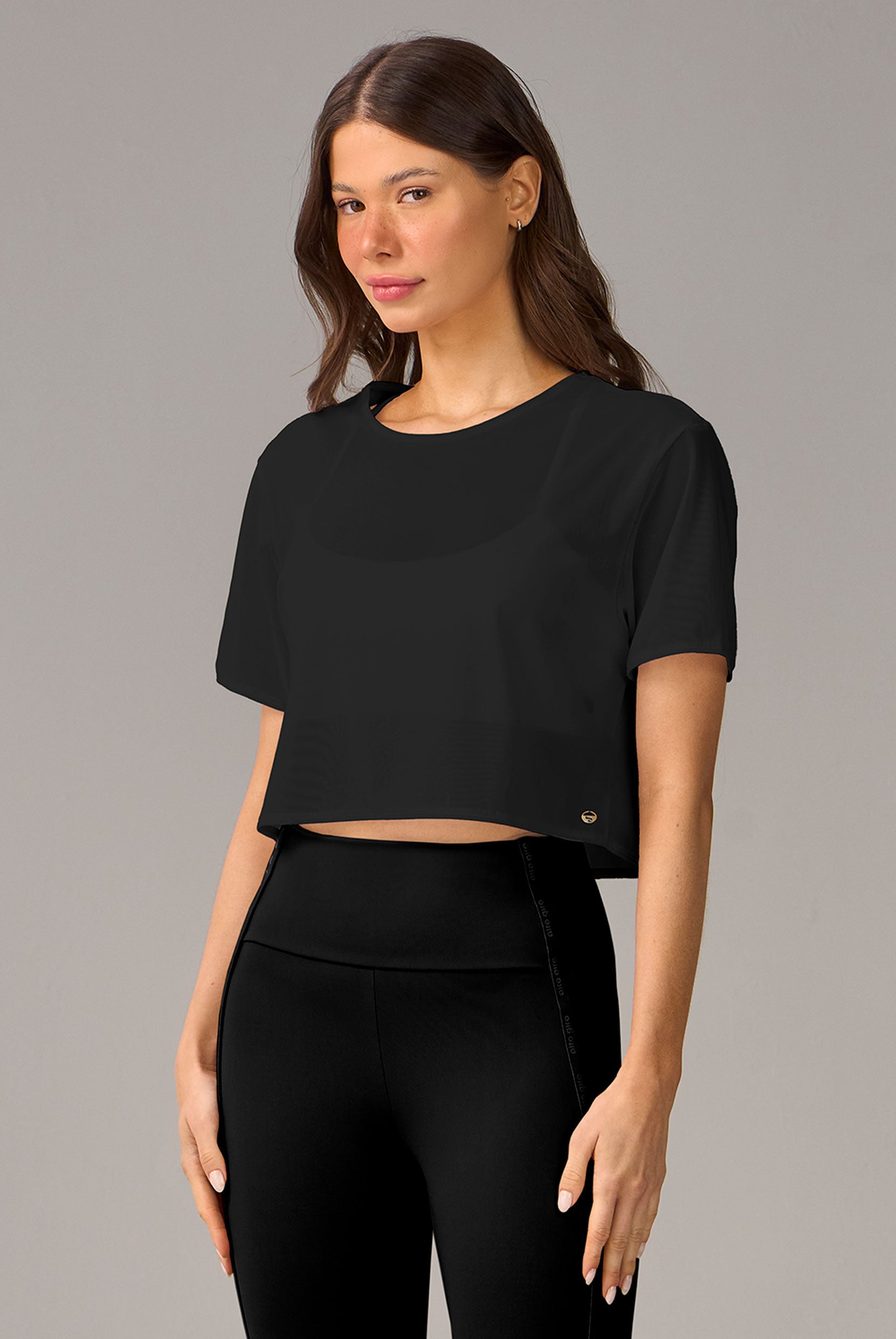 T-shirt Cropped Tule