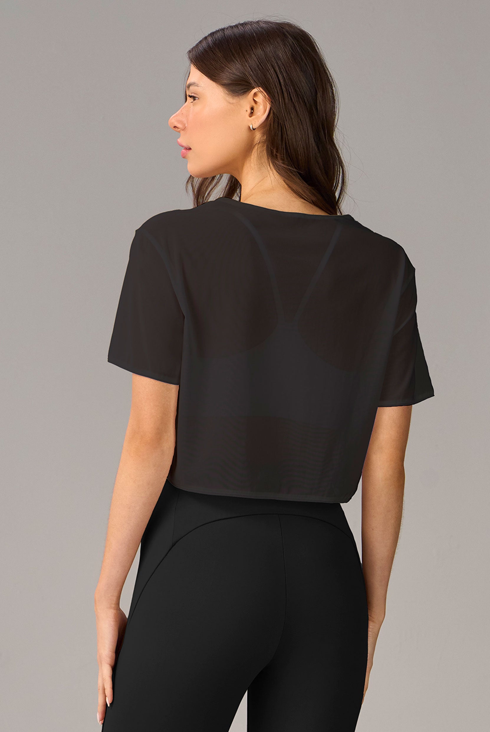 T-shirt Cropped Tule