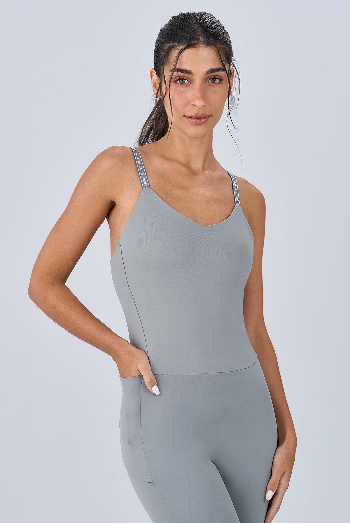 Custom Elastic Capri Romper