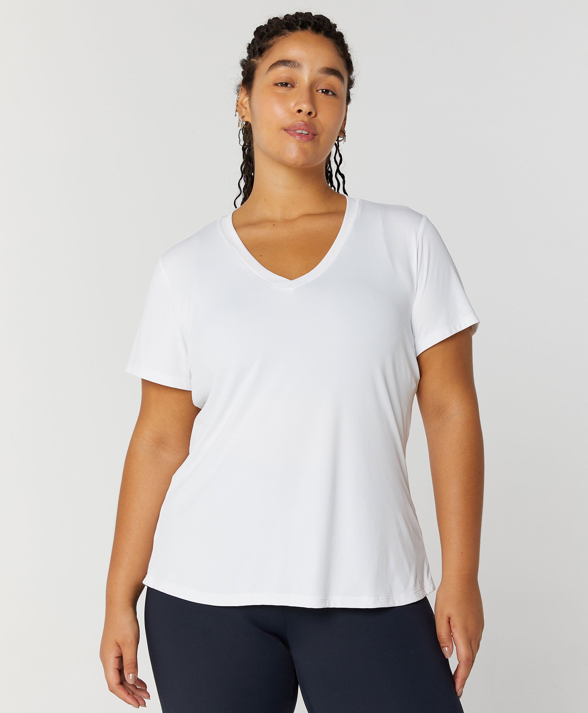 T-Shirt Plus Size Eterna Gola V Alongada