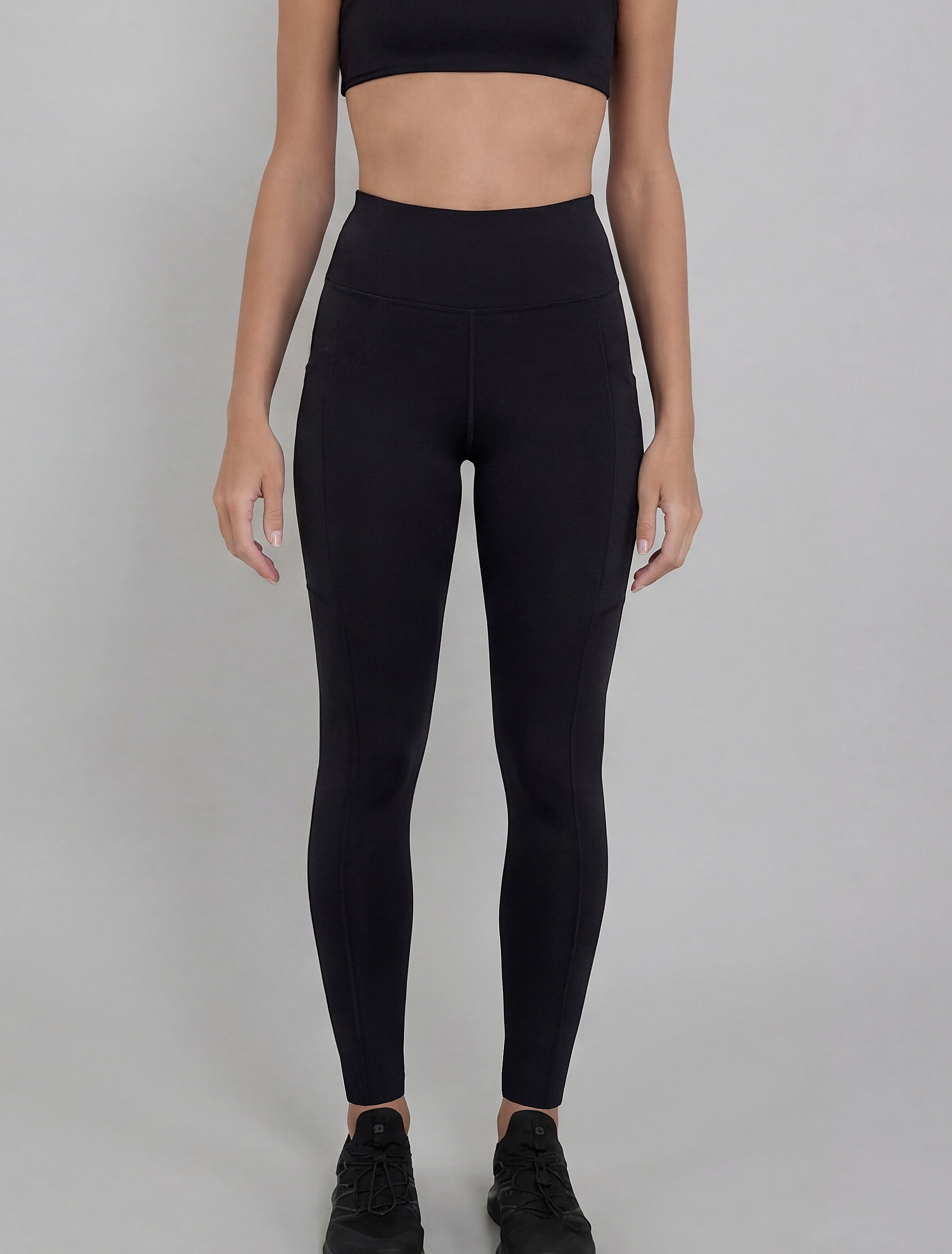 Legging 2 Bolsos Cós Alto Compressor — foto 4