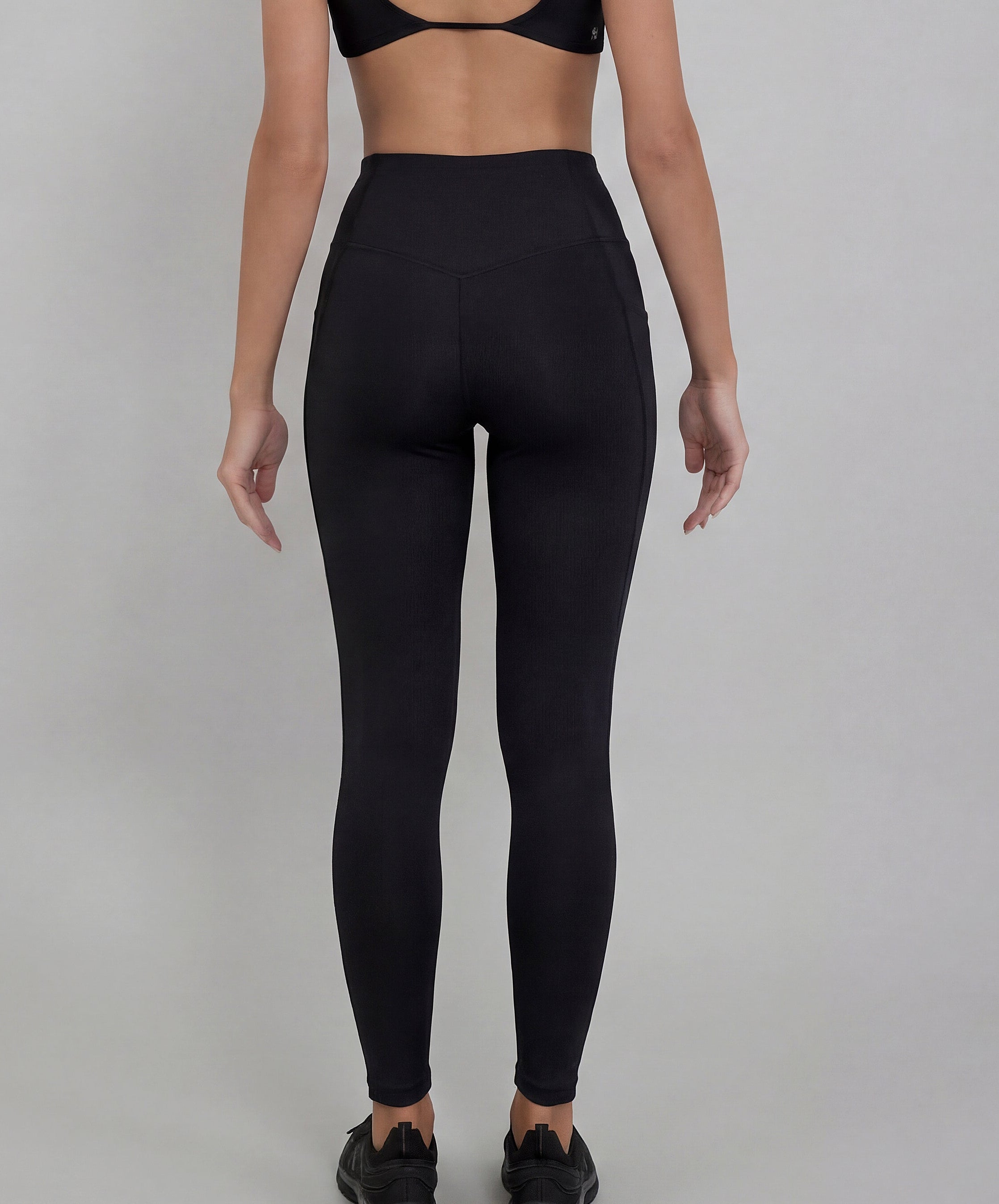 Legging 2 Bolsos Cós Alto Compressor
