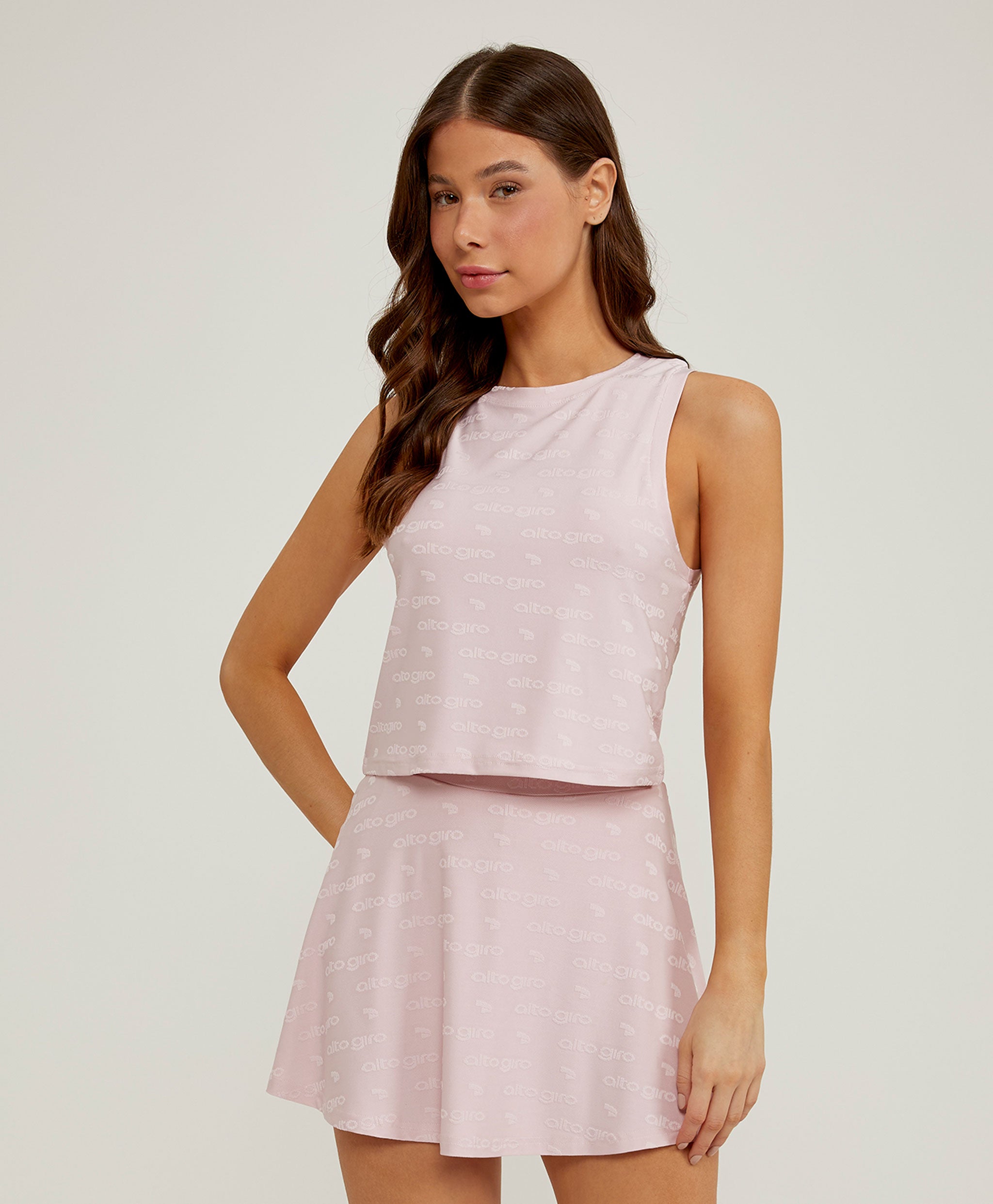 Regata Cropped Textura Alto Giro