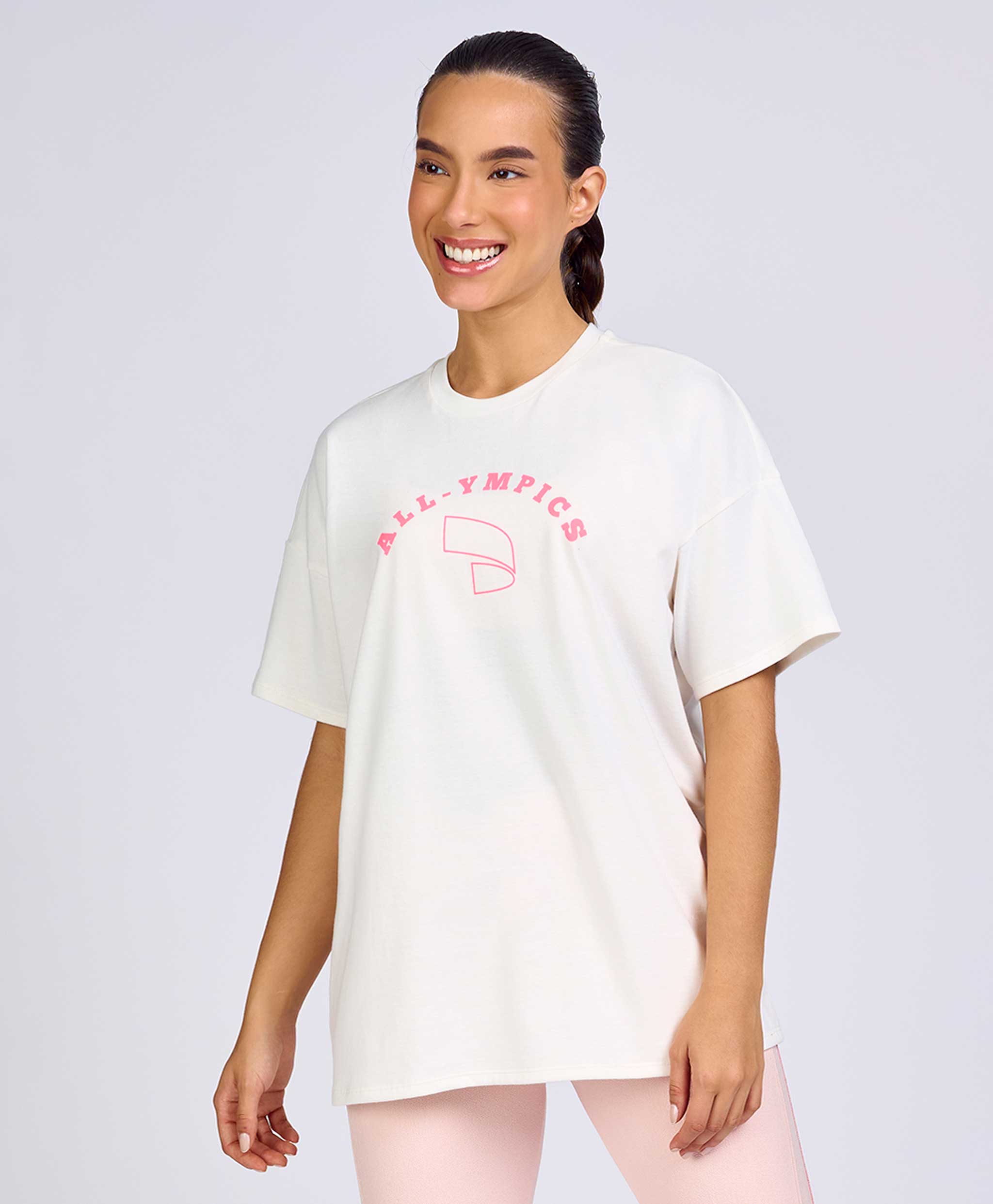 T-Shirt Malha Confort Arenito Oversized