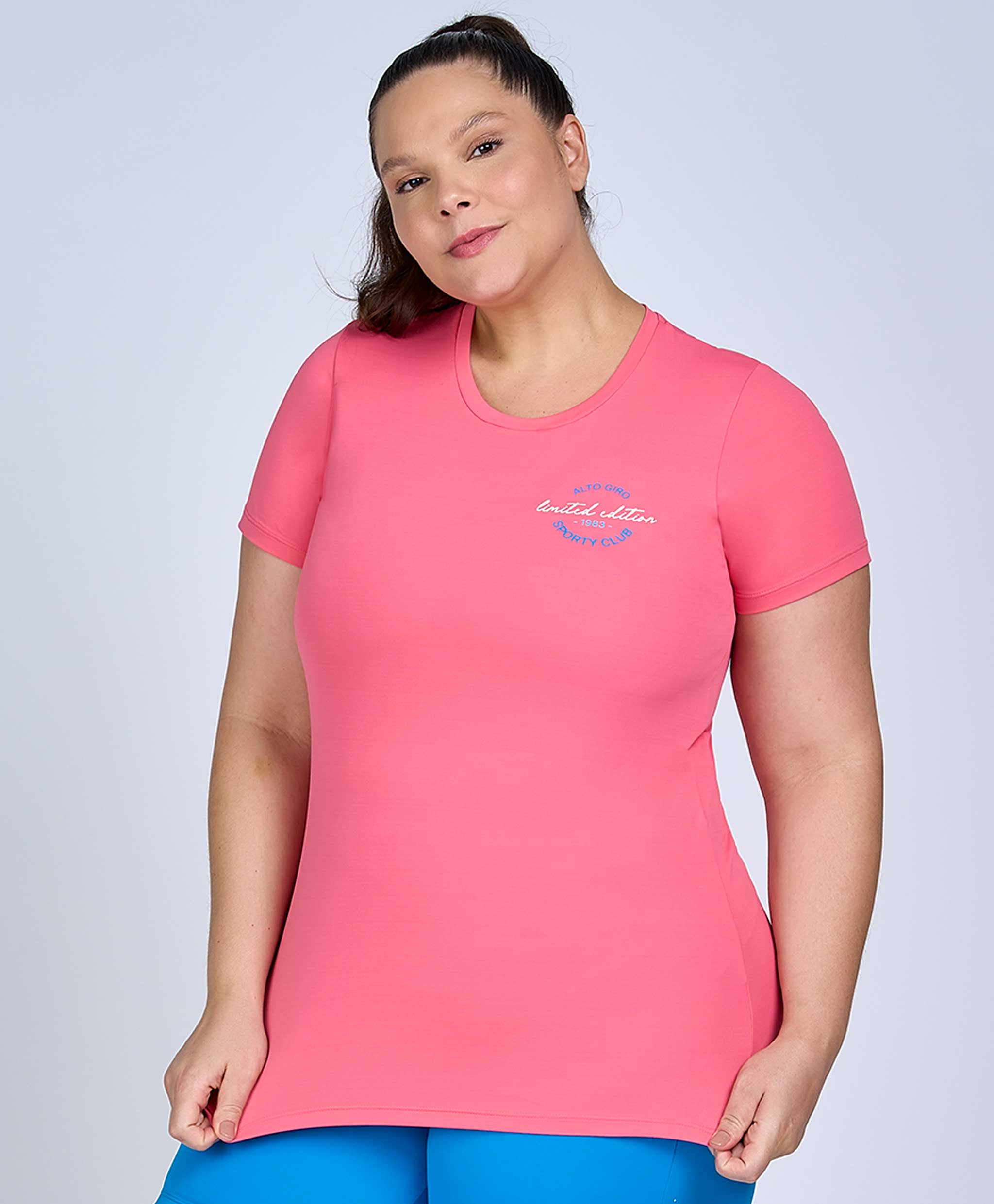 T-Shirt Plus Size Skin Fit Inspiracional