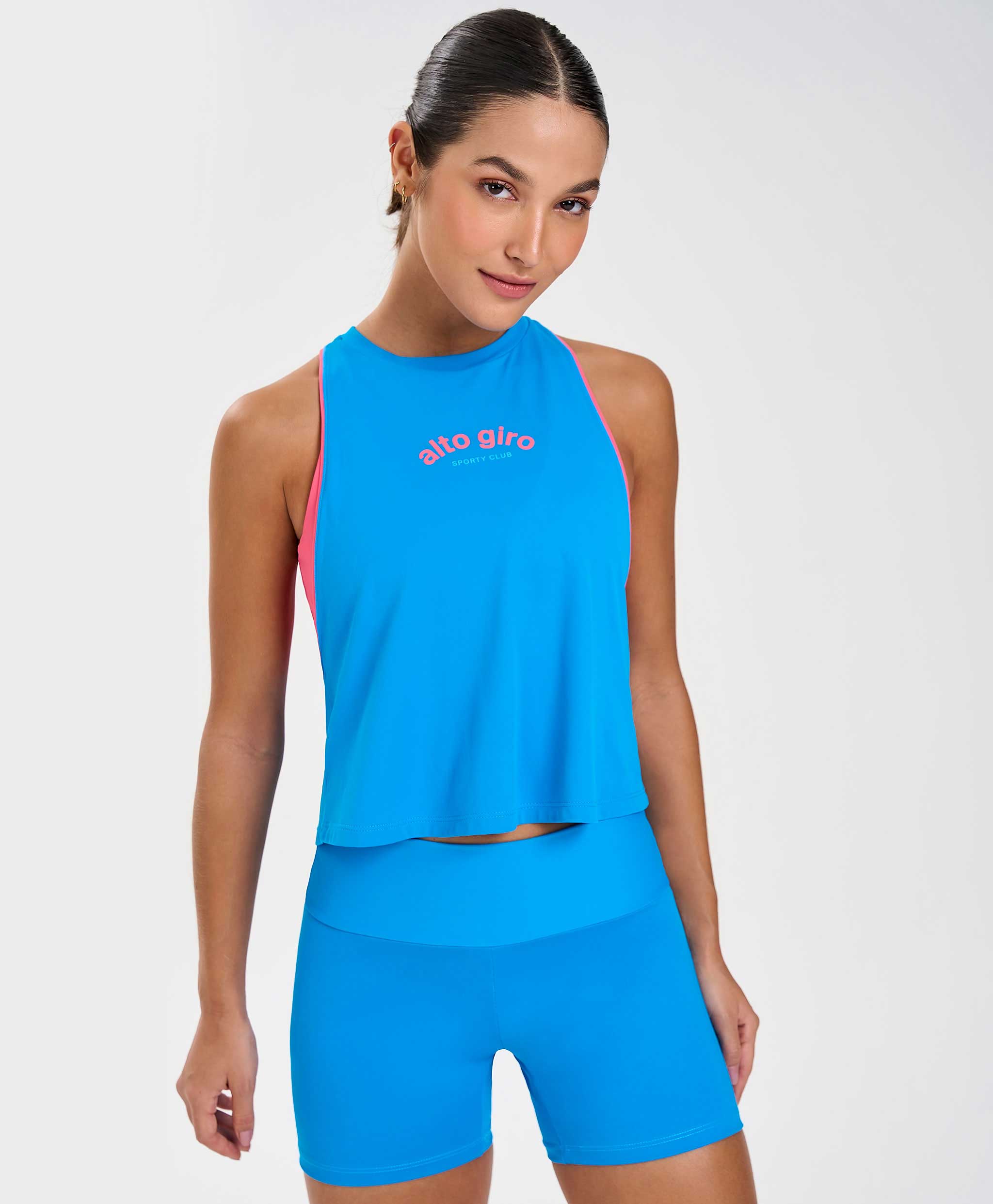 Regata Alto Giro Cropped Skin Fit Costas Nadador