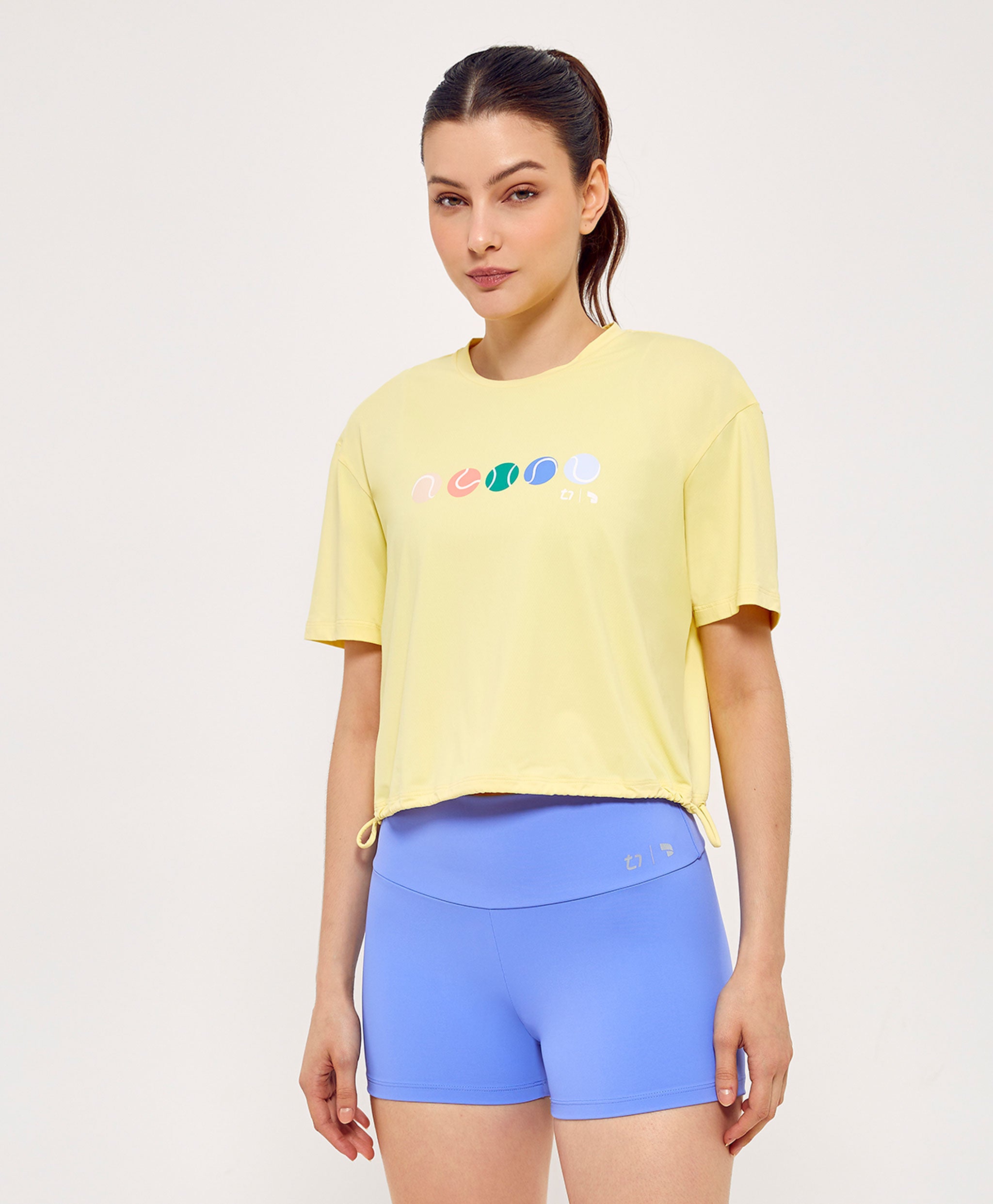 T-Shirt Cropped Barra Ajustavel