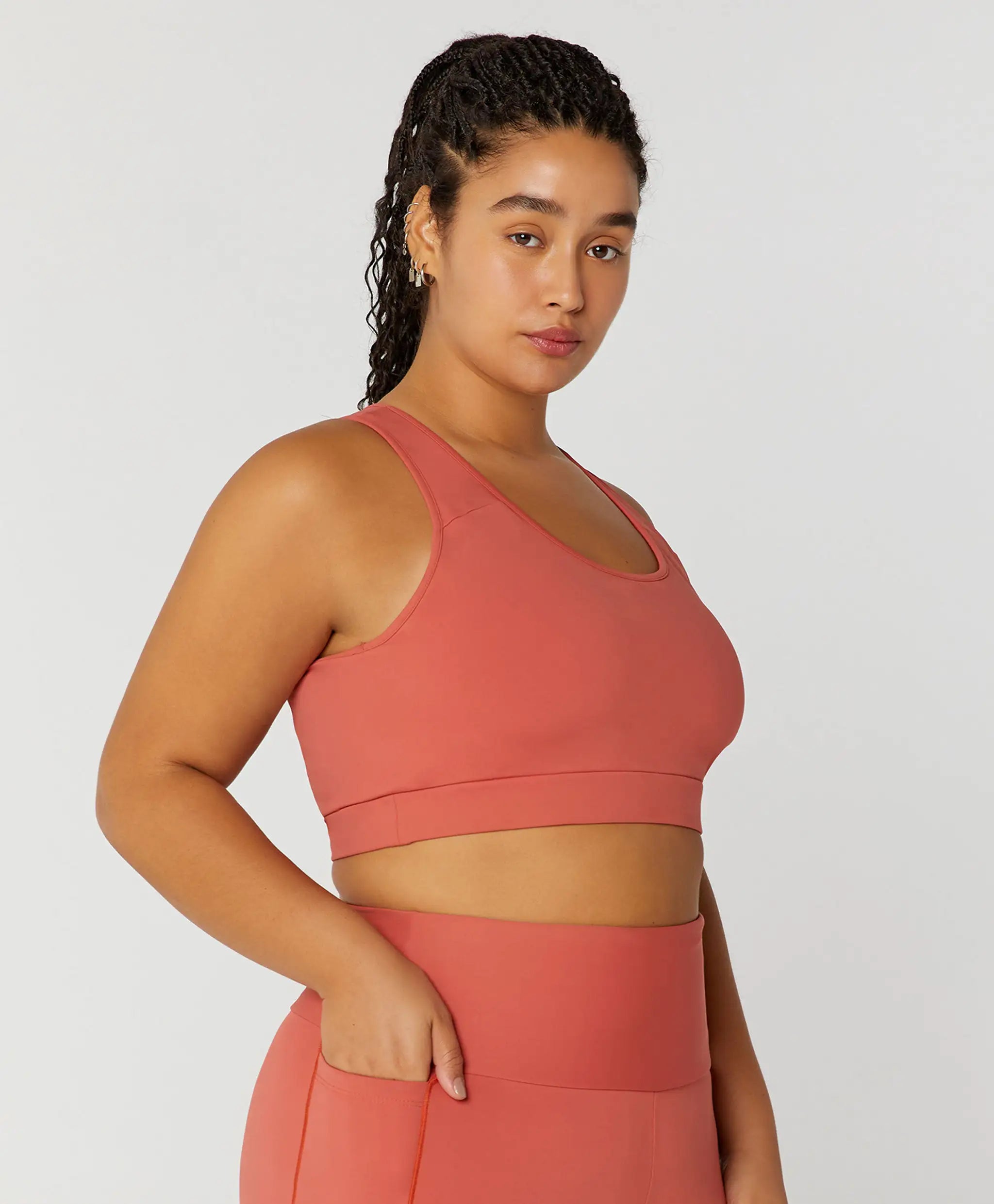 Plus Size Racerback Top