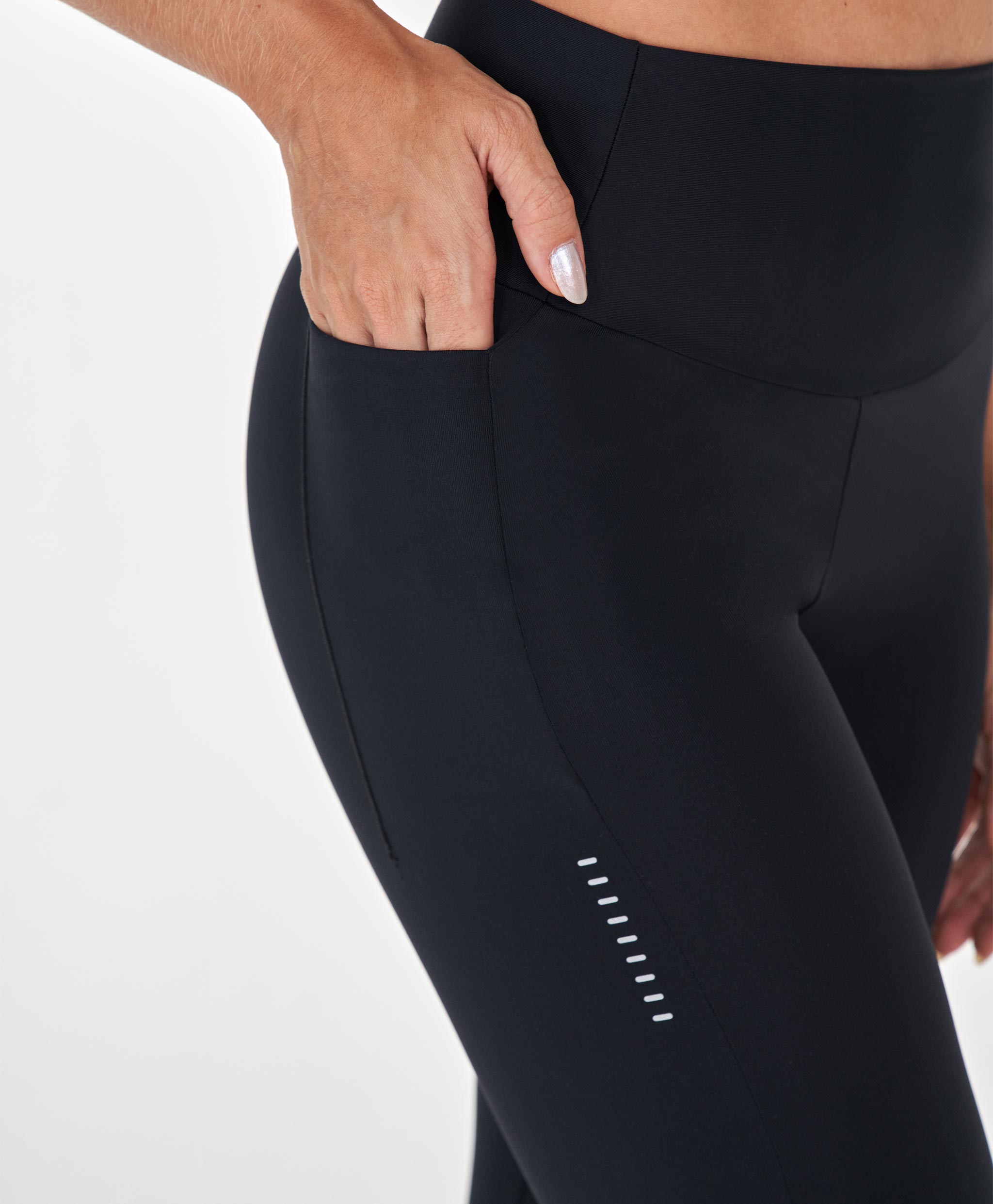 Legging Com Refletivos E Bolso