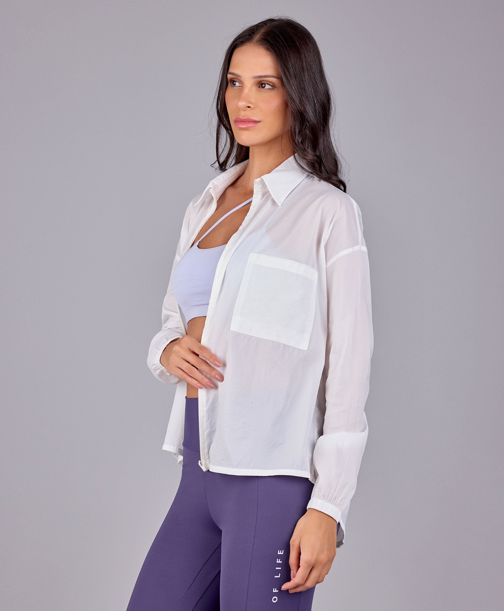 Jaqueta Camisa Oversized
