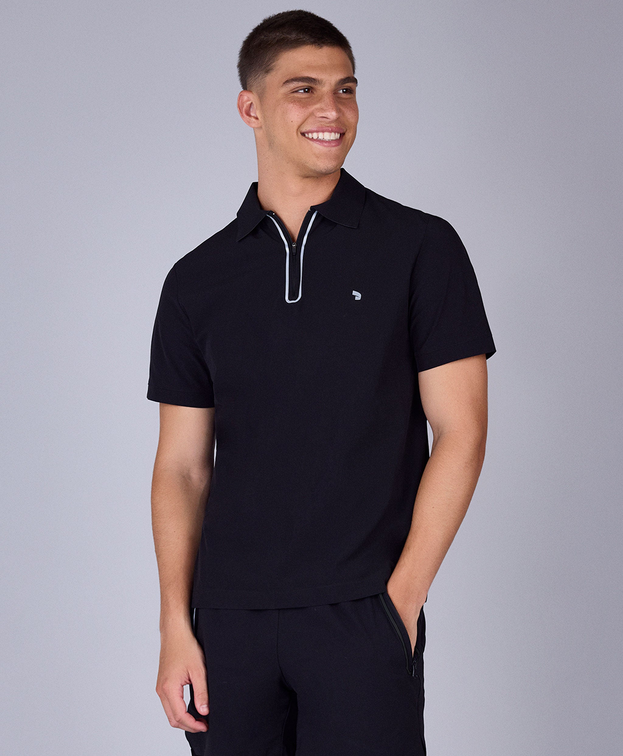 Polo Com Zíper e Refletivos