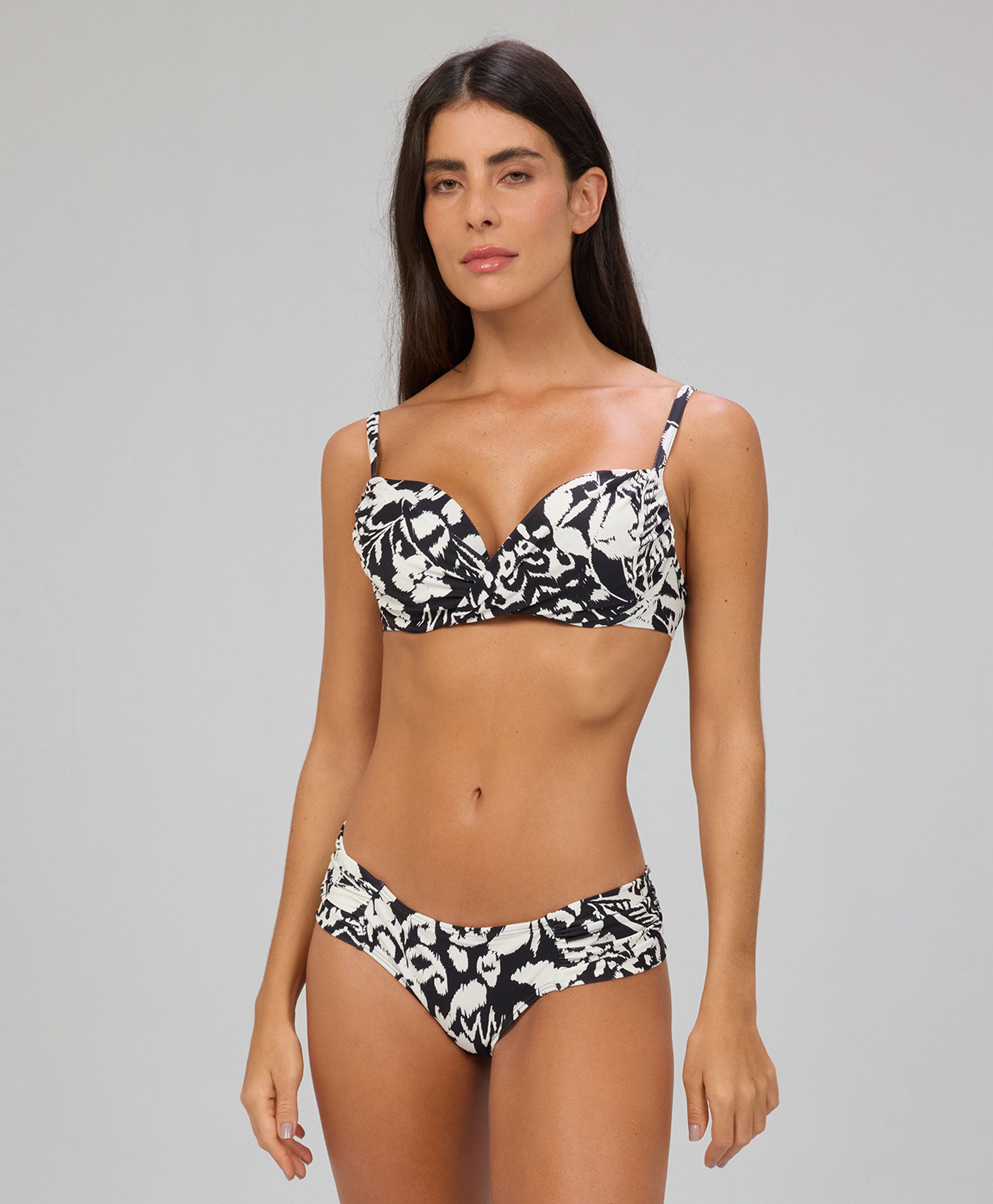 Busto Avulso Transpassado Estampado