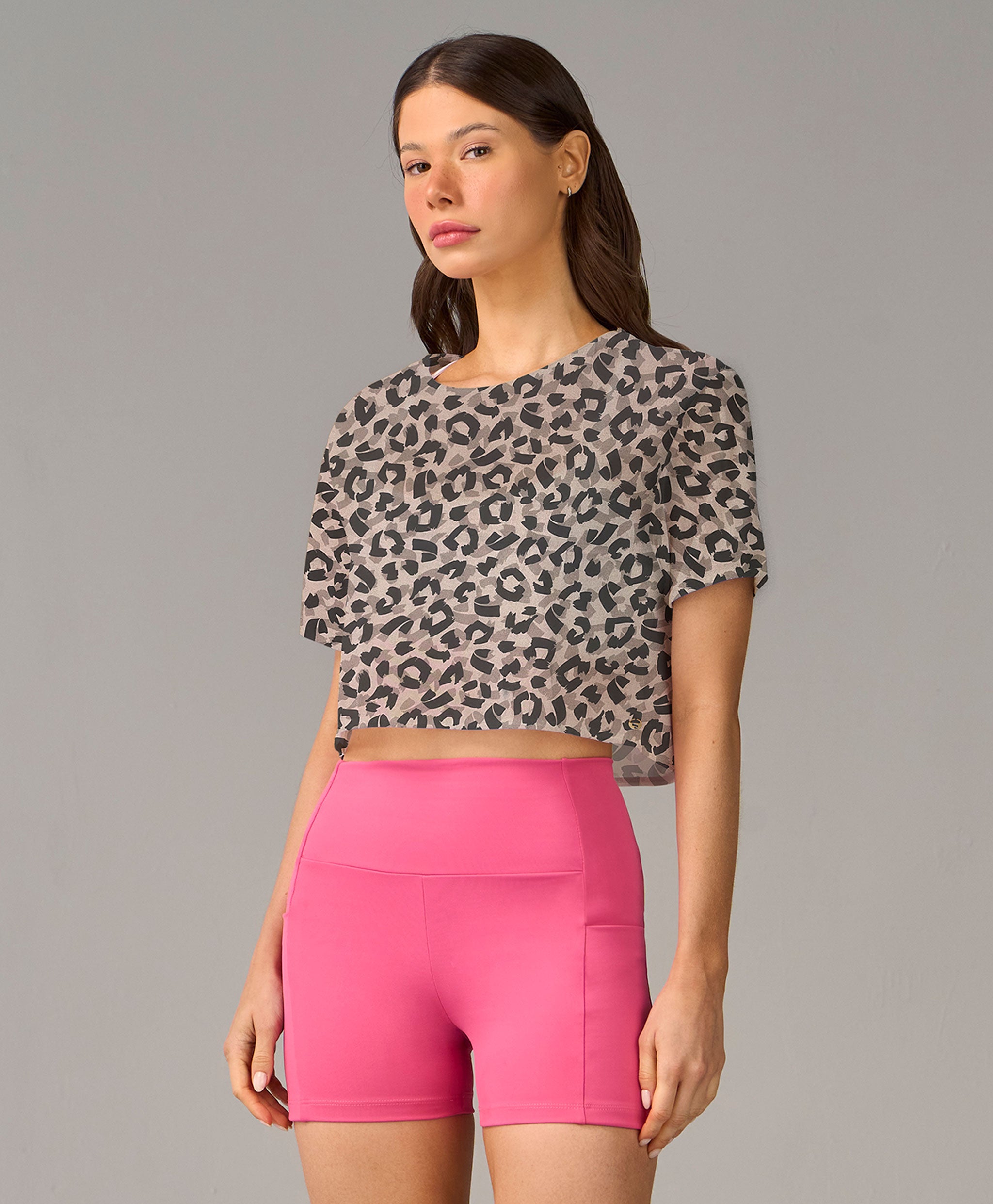 T-shirt Cropped Tule