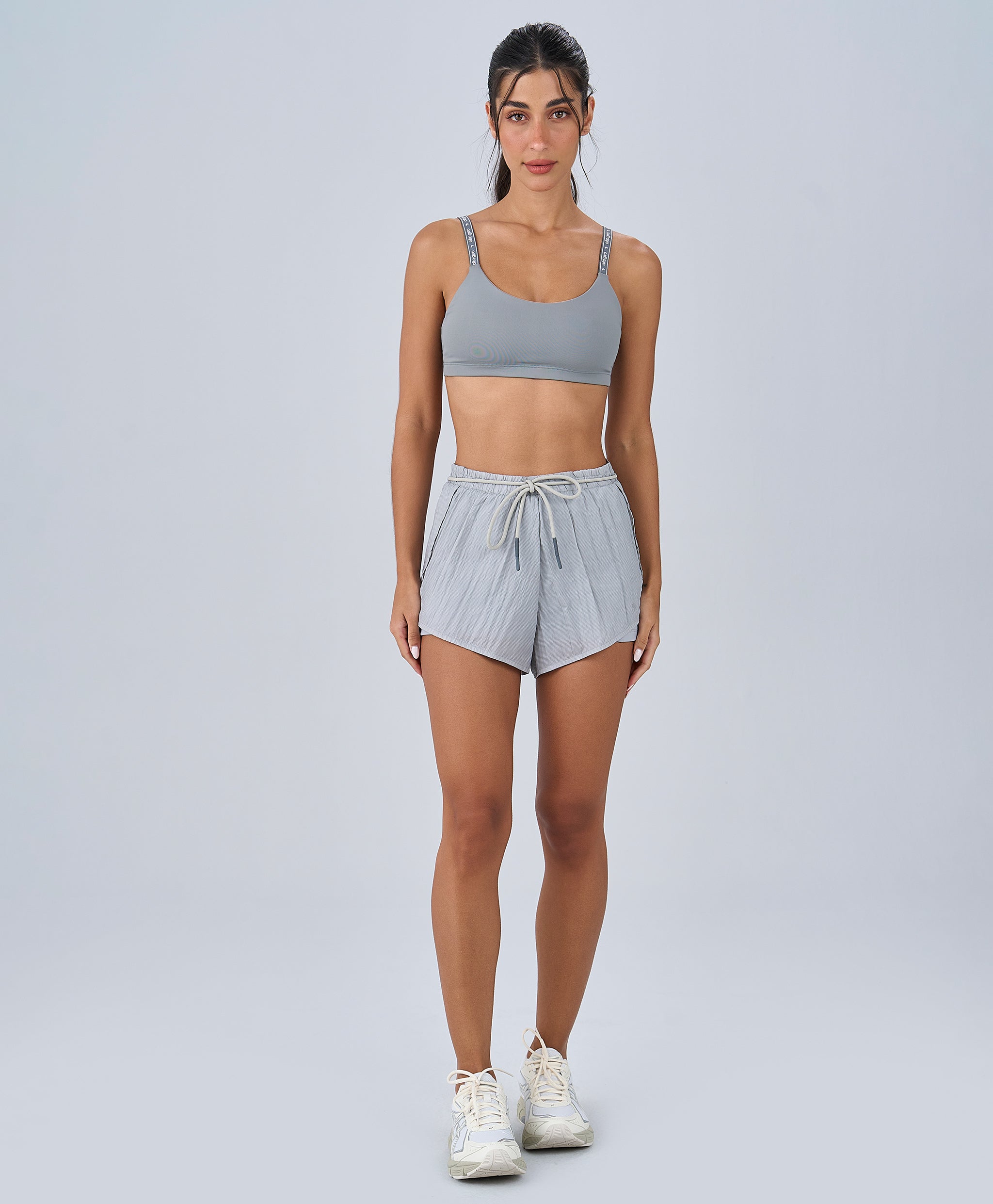 Shorts Sobreposto Com Cordão — foto 3